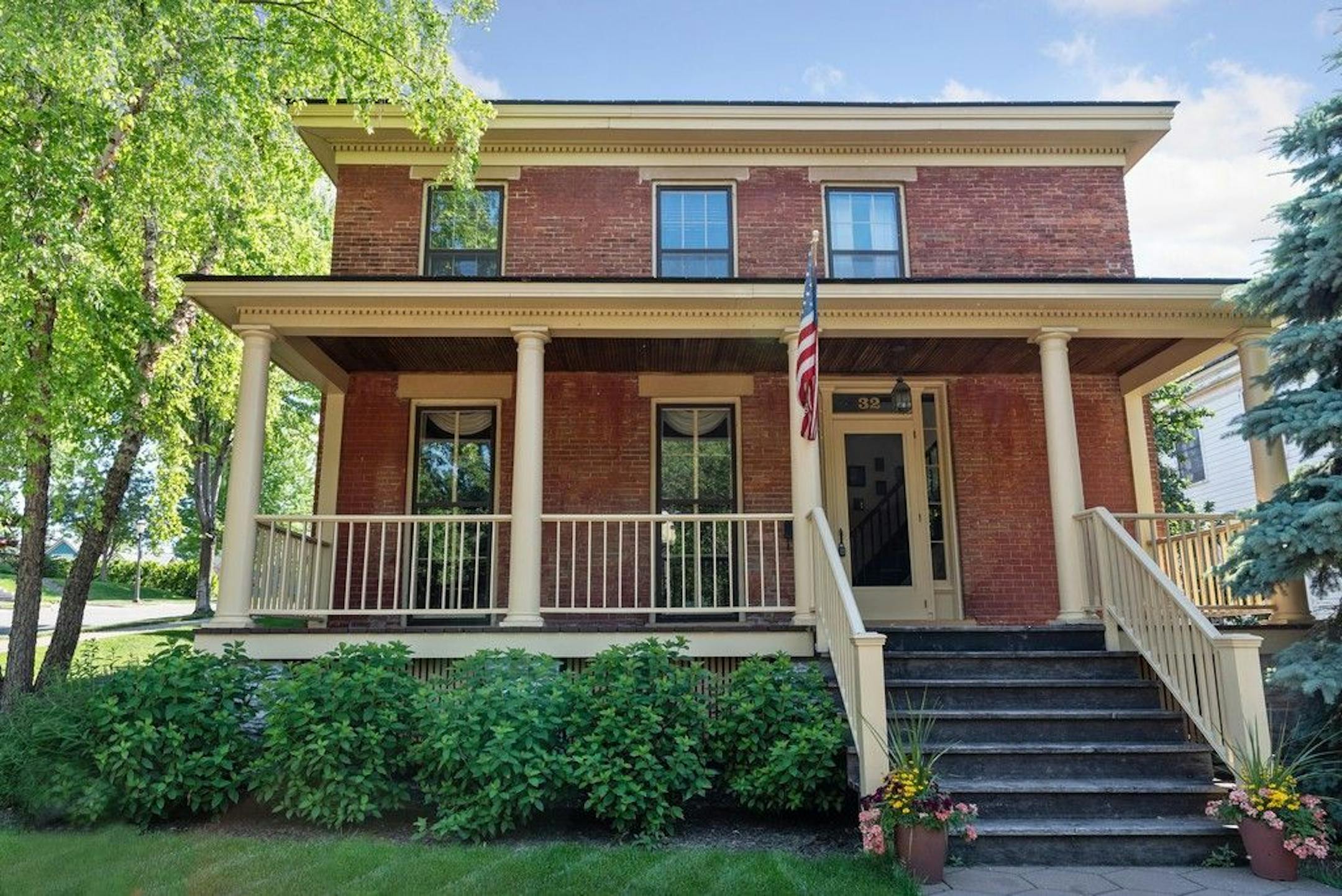 This brick Federal-style house in St. Paul's historic Irvine Park is on the market for $649,900.