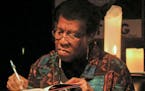 The late author Octavia Butler signed a copy of “Fledgling” after speaking and answering questions from the audience on Oct. 25, 2005. Her book �
