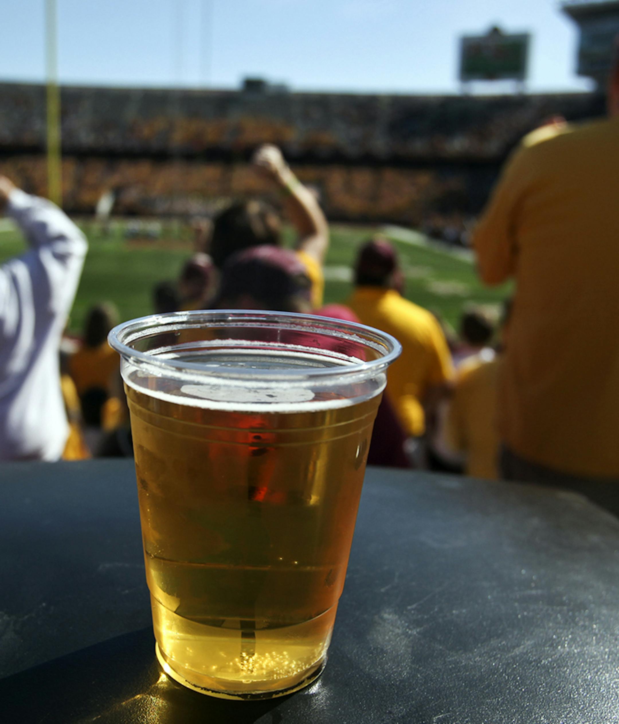 The U lost money on alcohol sales at TCF Bank Stadium because the percentage of the take it negotiated was too small.