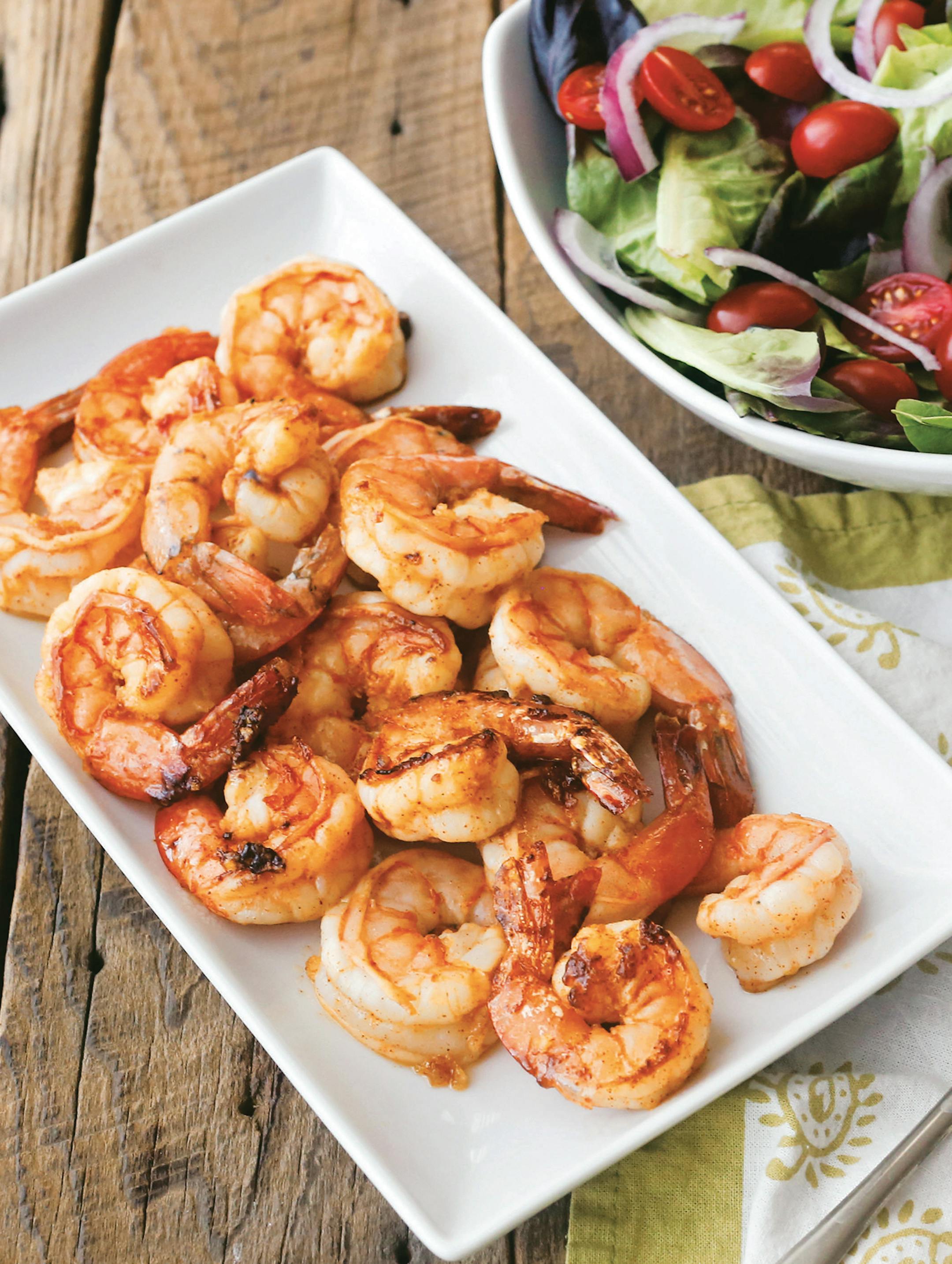 Credit: Mary Younkin. Chile Garlic Shrimp From "The Weeknight Dinner Cookbook"