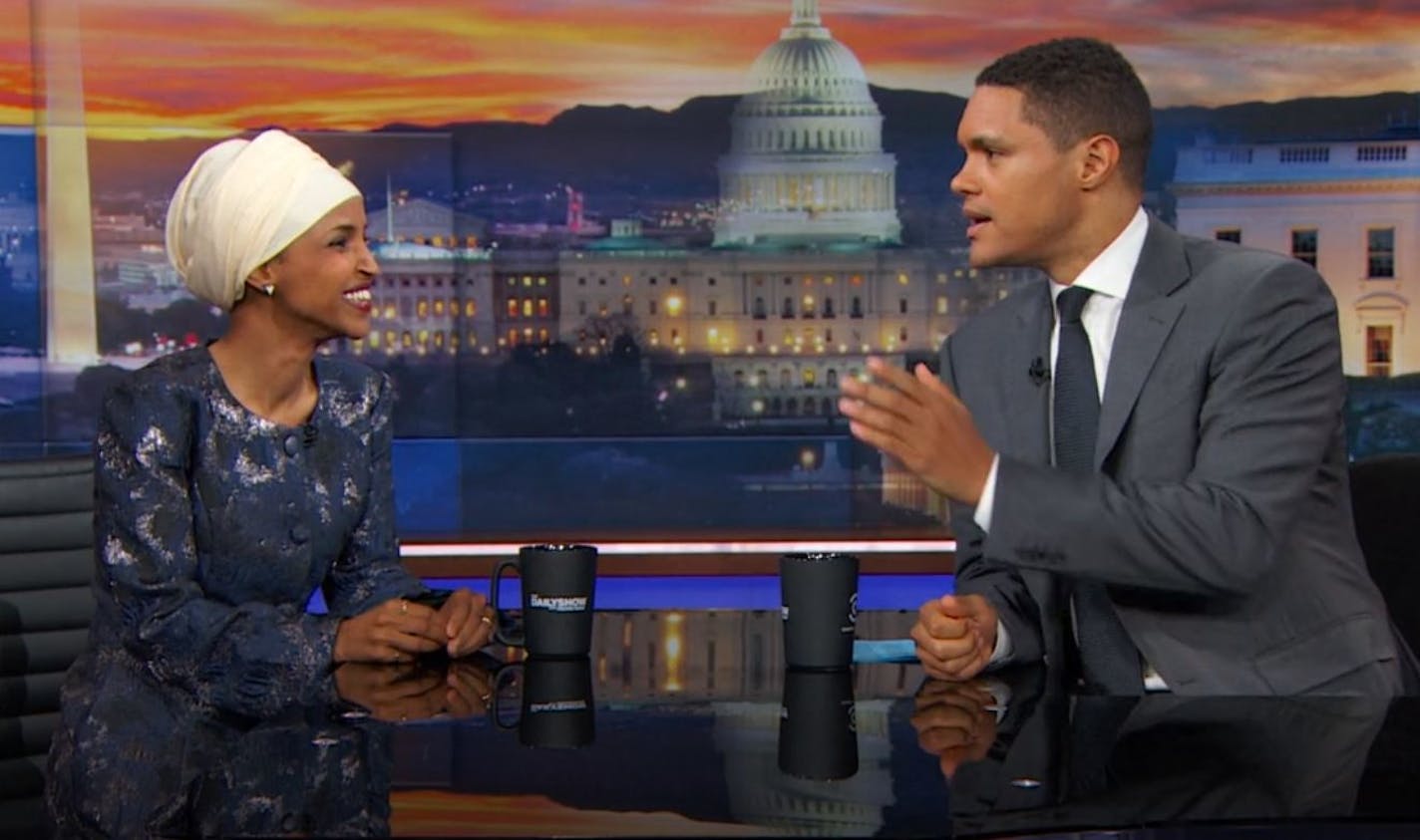 "I am America's hope and the president's nightmare," Ilhan Omar said.