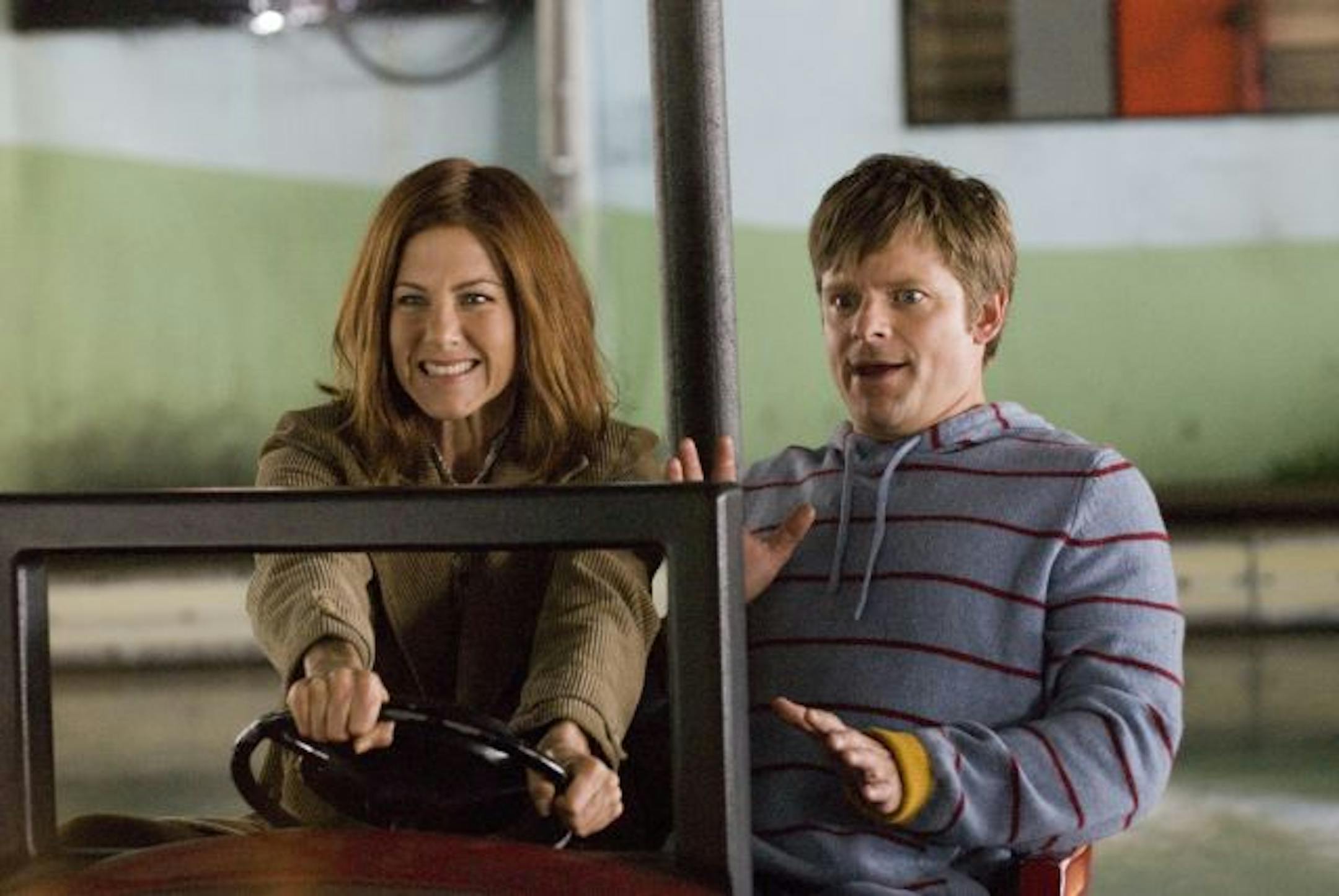 Jennifer Aniston and Steve Zahn in "Management"
