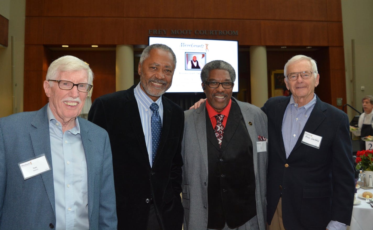 Tom Welch, Don Samuels, V.J. Smith and Ron Cornwell.