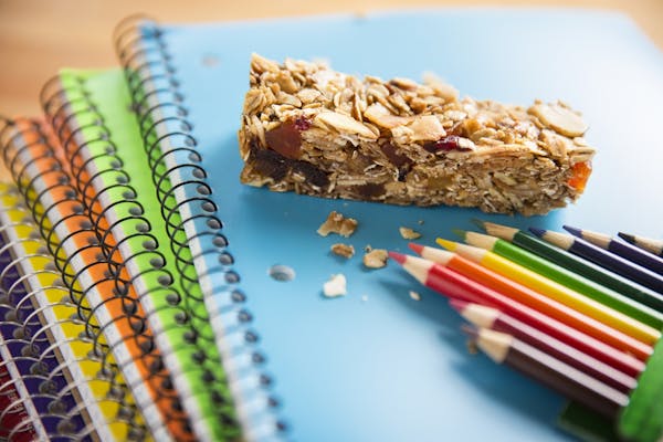 Baking Central comes up with granola bars for school breakfasts and lunches. Photographed on Thursday, September 10, 2015.