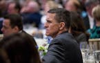 FILE &#x2014; Michael Flynn, President-elect Donald Trump&#x2019;s choice for national security adviser, at a pre-inauguration luncheon in Washington,