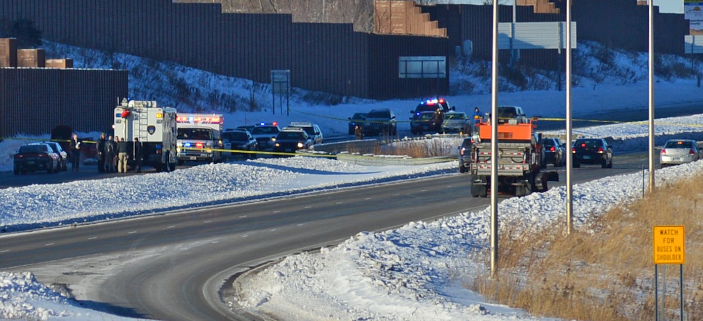 Police surrounded a vehicle on eastbound Hwy. 212 between Hwy. 101 and Dell Road around 8 a.m., after the driver led them on a high-speed chase from Hwy. 41.