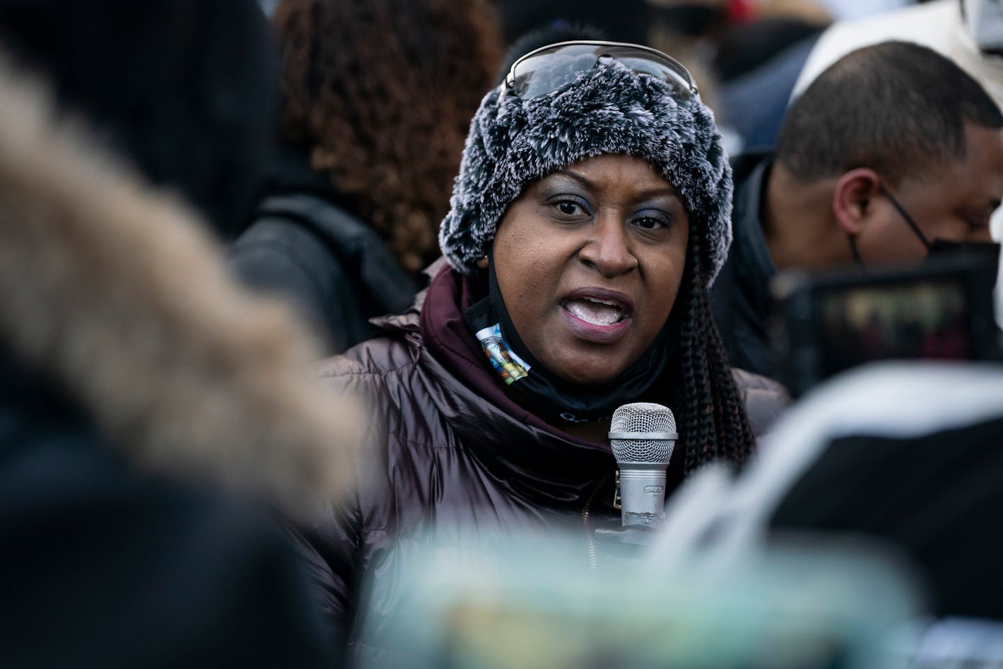 Protest of police killing of Amir Locke draws hundreds to Minneapolis