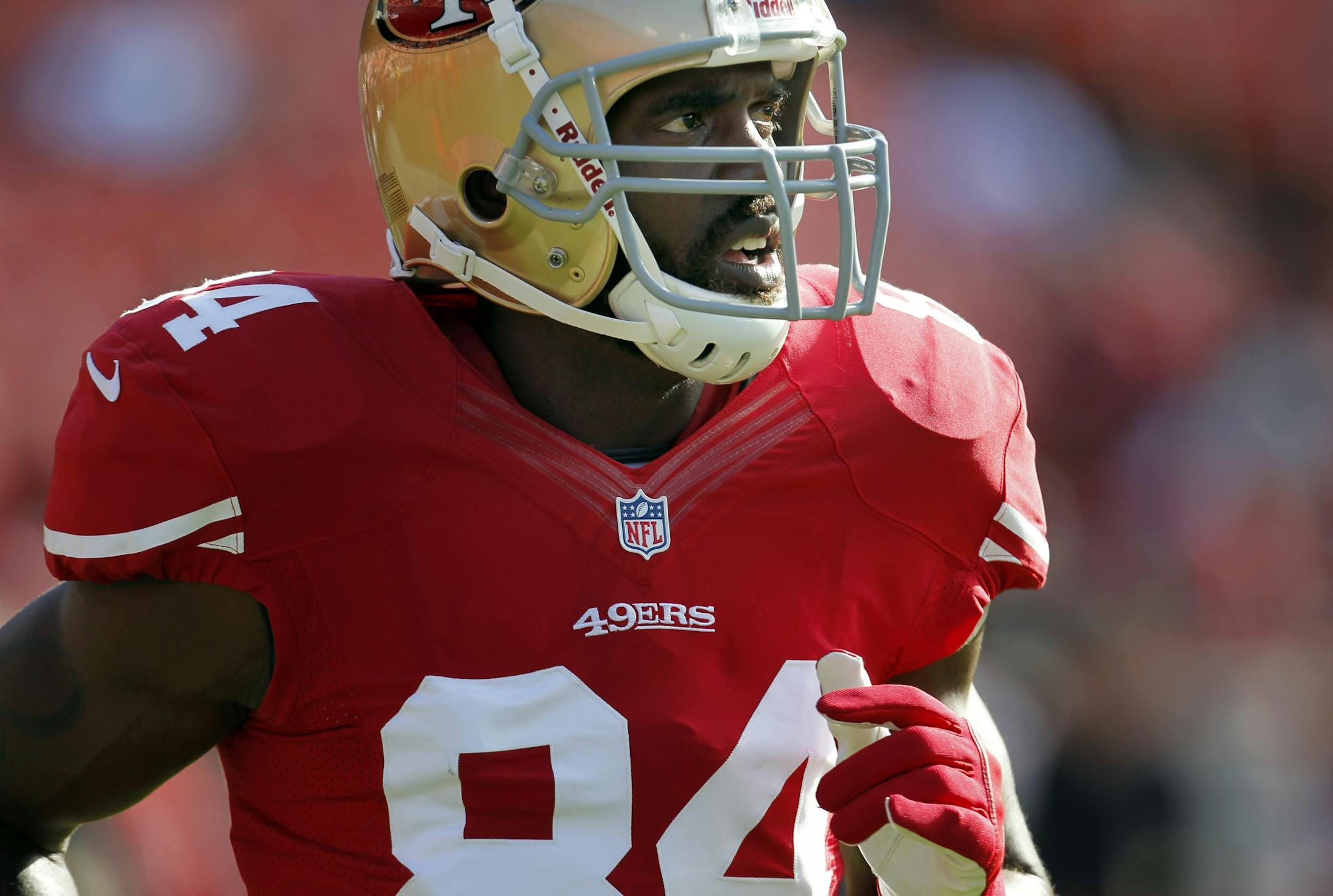 San Francisco 49ers receiver Randy Moss