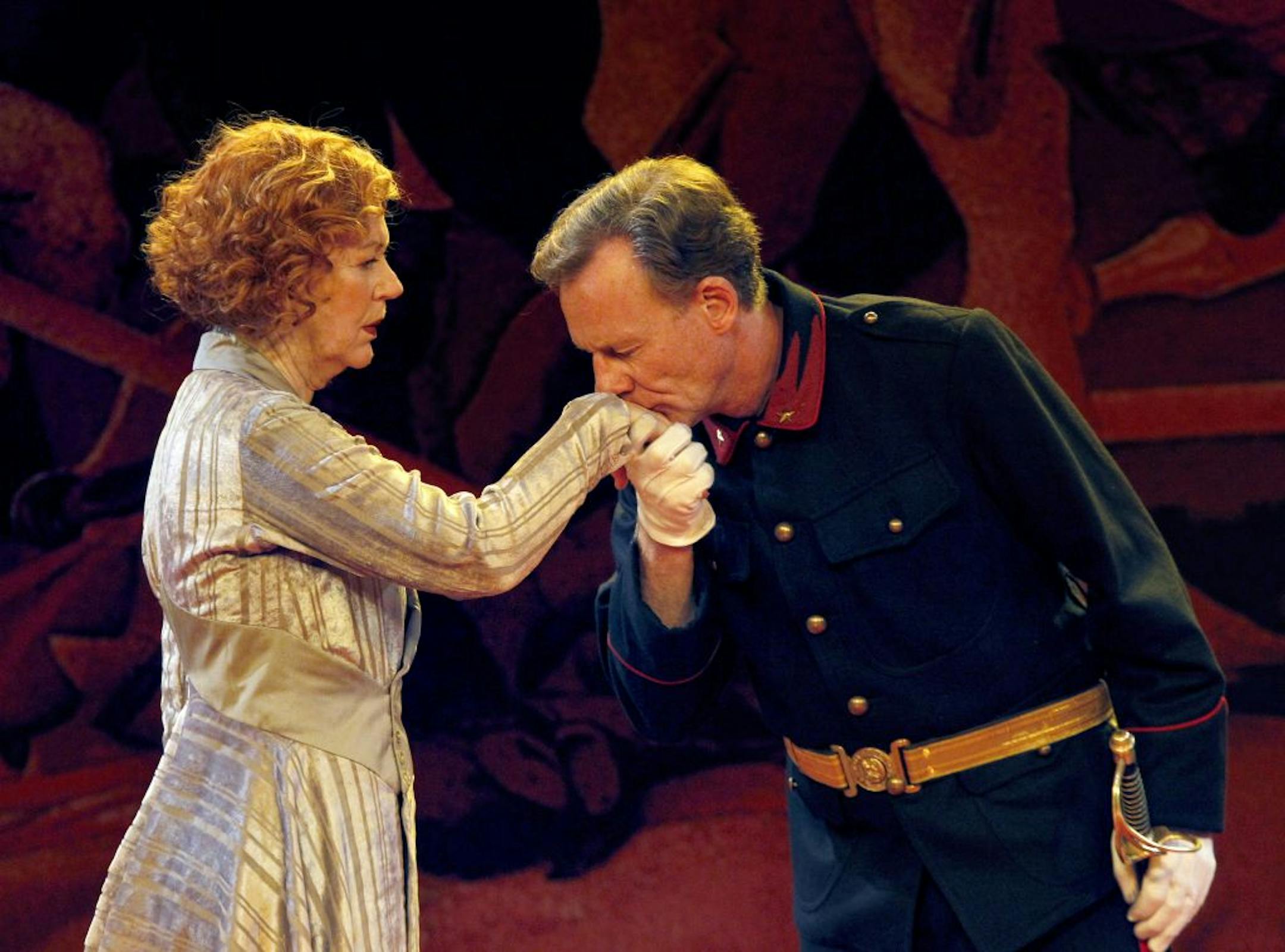 Dearbhla Molloy and Daniel Gerroll play sparring would-be lovers whose friends orchestrate a tender get-together in "Much Ado About Nothing."