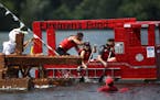 The Best Days of Summer Aquatennial Milk Carton Boat race was held Sunday afternoon at Thomas Beach on Lake Calhoun. ]The annual aquatennial continues