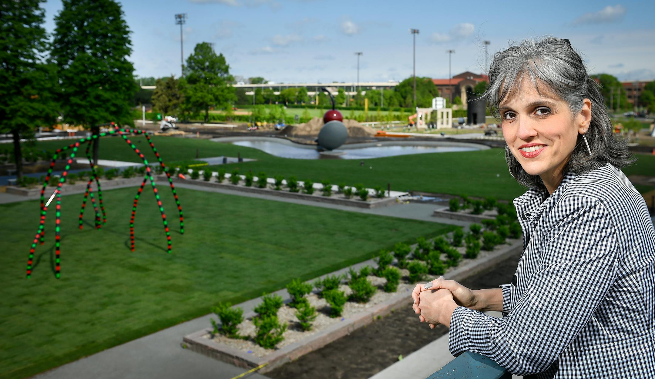 Walker Art Center director Olga Viso was photographed Monday morning at the Minneapolis Sculpture Garden.
