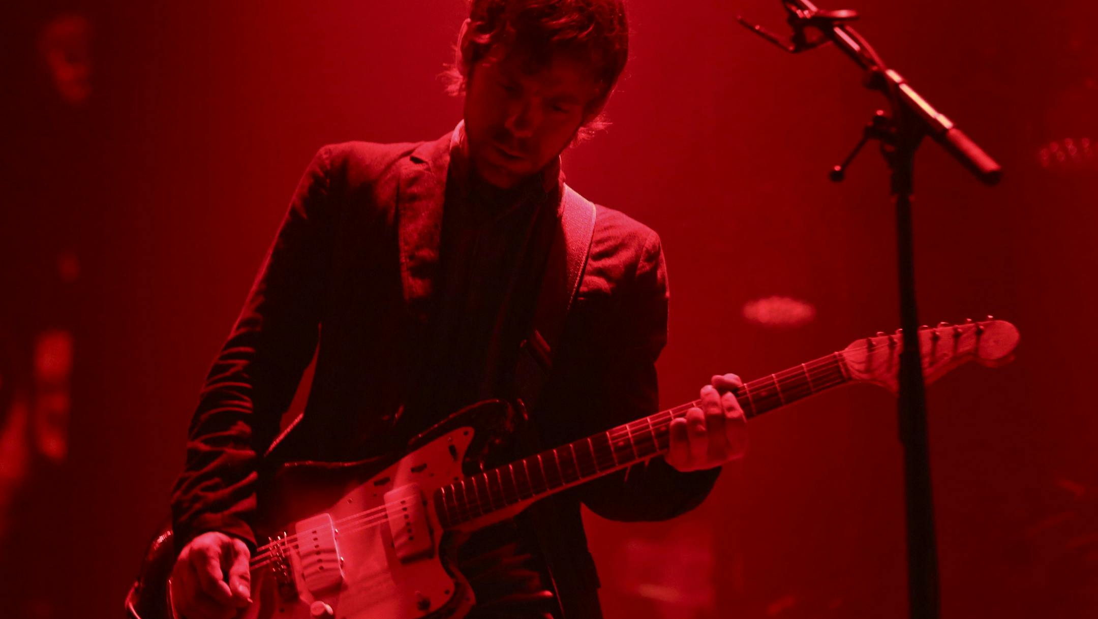 Aaron Dessner, guitarist and composer of The National, performed with the band at Roy Wilkins Auditorium in St. Paul, Minn. on Tuesday August 6, 2013. ] (RENEE JONES SCHNEIDER &#x2022; reneejones@startribune.com)