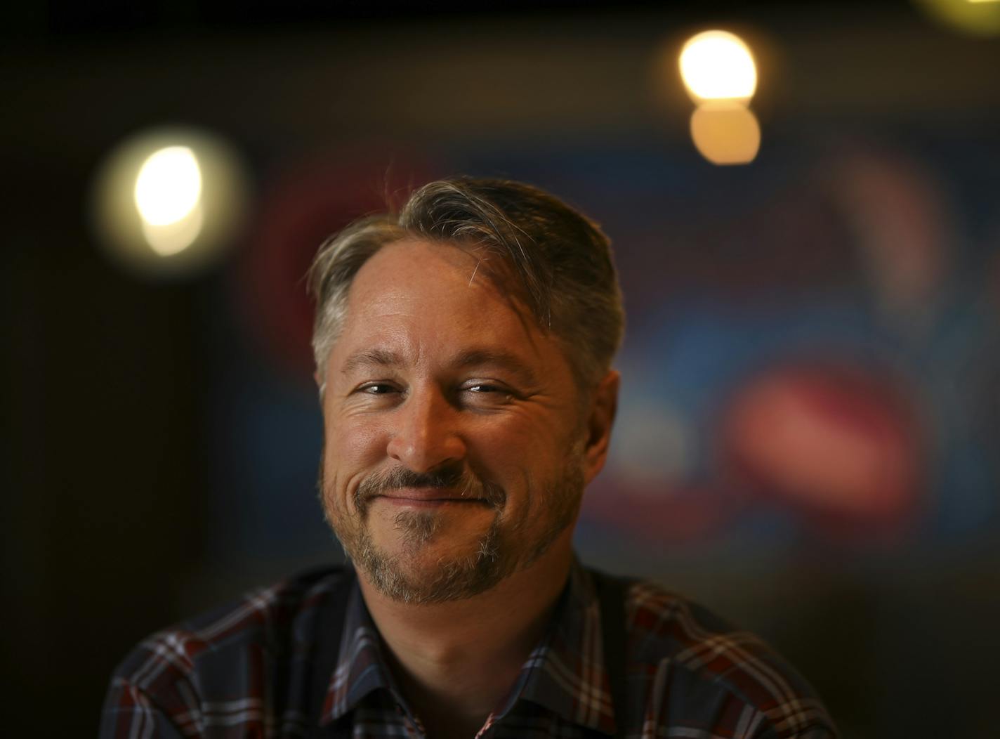 Chef Tim McKee at the bar in the dining room of his Octo Fishbar in St. Paul's Lowertown.