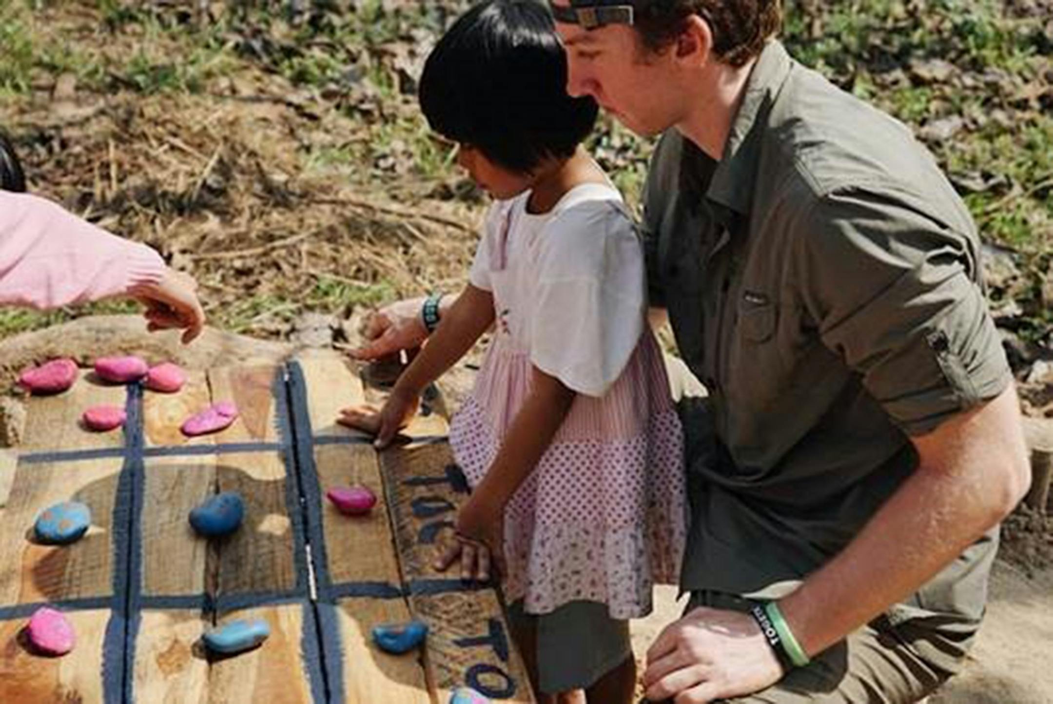 Photo courtesy of Jackson Erdmann. Erdmann traveled to Thailand, where he worked with children and did projecs like build a playground, clear land for houses, build a goat pasture and, of course, played with the kids.