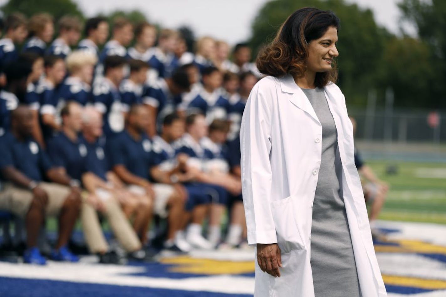 Portrait of neurosurgeon, Dr. Uzma Samadani at Breck High school Wednesday August 24, 2016 in Minneapolis, MN.