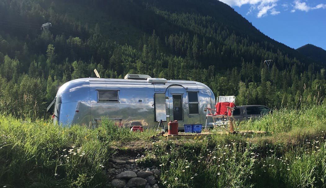 provided Airstream camper, Betsy Vork-Howell
