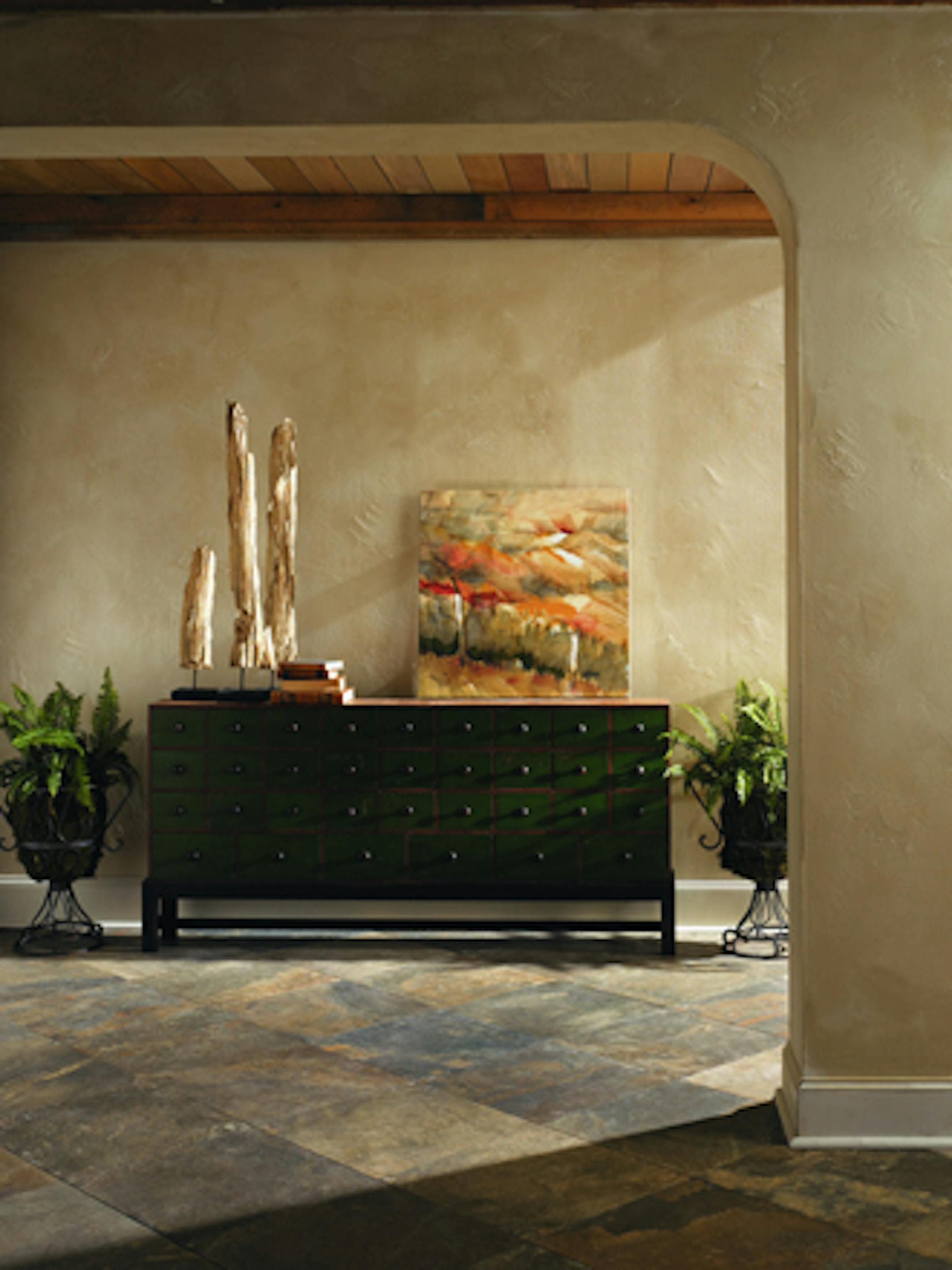 Sherwin-Williams' Old World Textured Fresco finish
