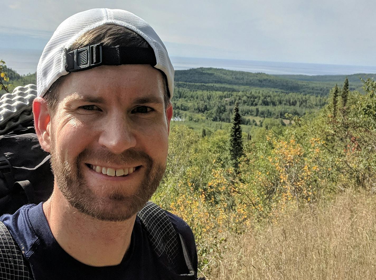 Ajay Pickett of Woodbury, who claimed the Fastest Known Time in an unsupported hike of the Superior Hiking Trail.