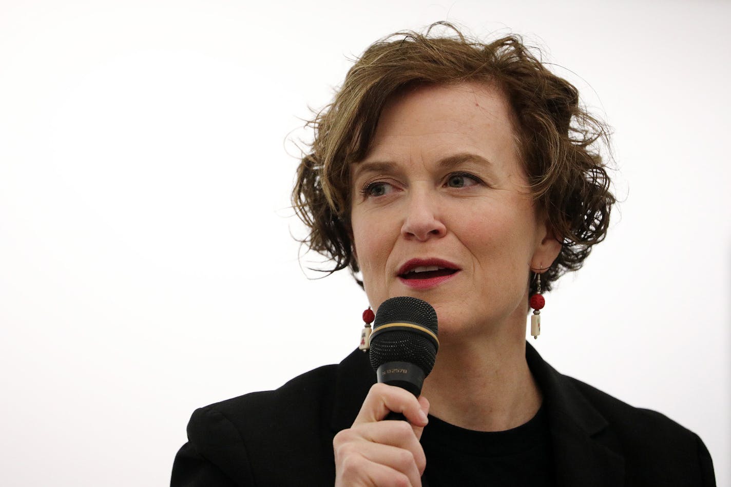 Mayor Betsy Hodges gave her opening remarks. ] ANTHONY SOUFFLE &#xef; anthony.souffle@startribune.com Candidates participated in a mayoral forum Saturday, April 15, 2017 at Herbert M. Hanson Jr. Hall on the grounds of the University of Minnesota in Minneapolis. ORG XMIT: MIN1704151755360855