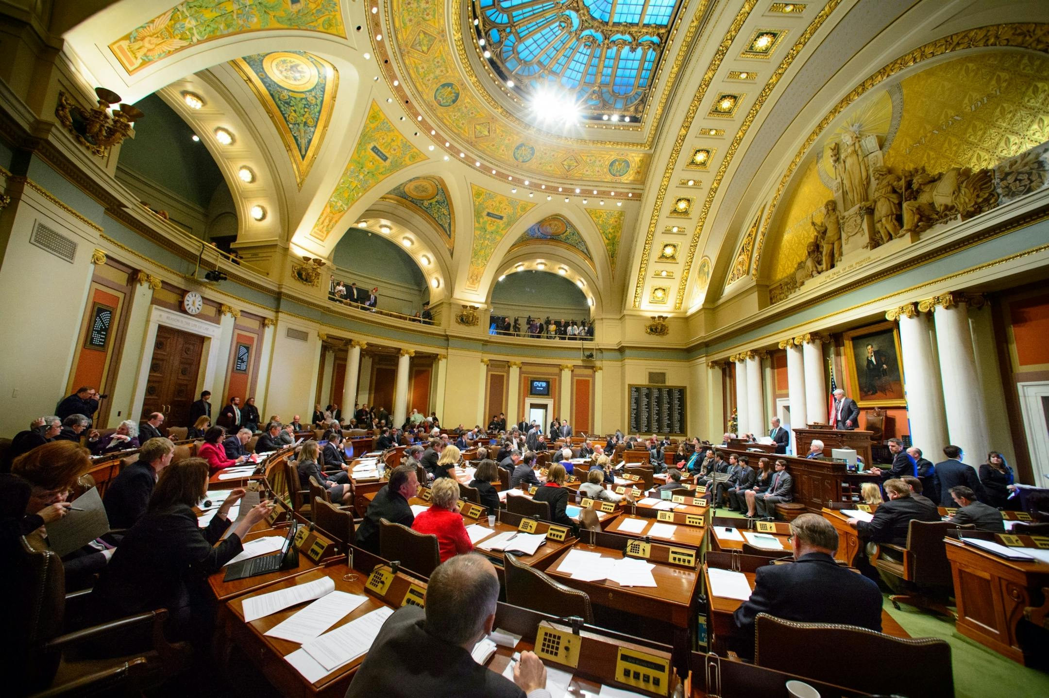 On the first day of the 2014 legislative session the House unanimously passed a $20m low-income heating assistance bill, Tuesday, February 25, 2014