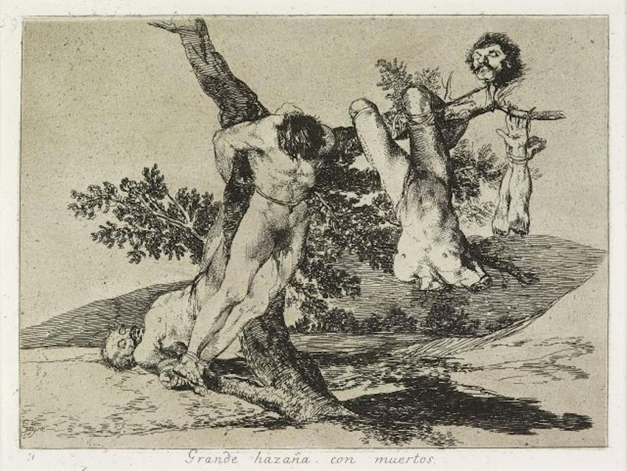 Etching from Goya's "Disasters of War" series