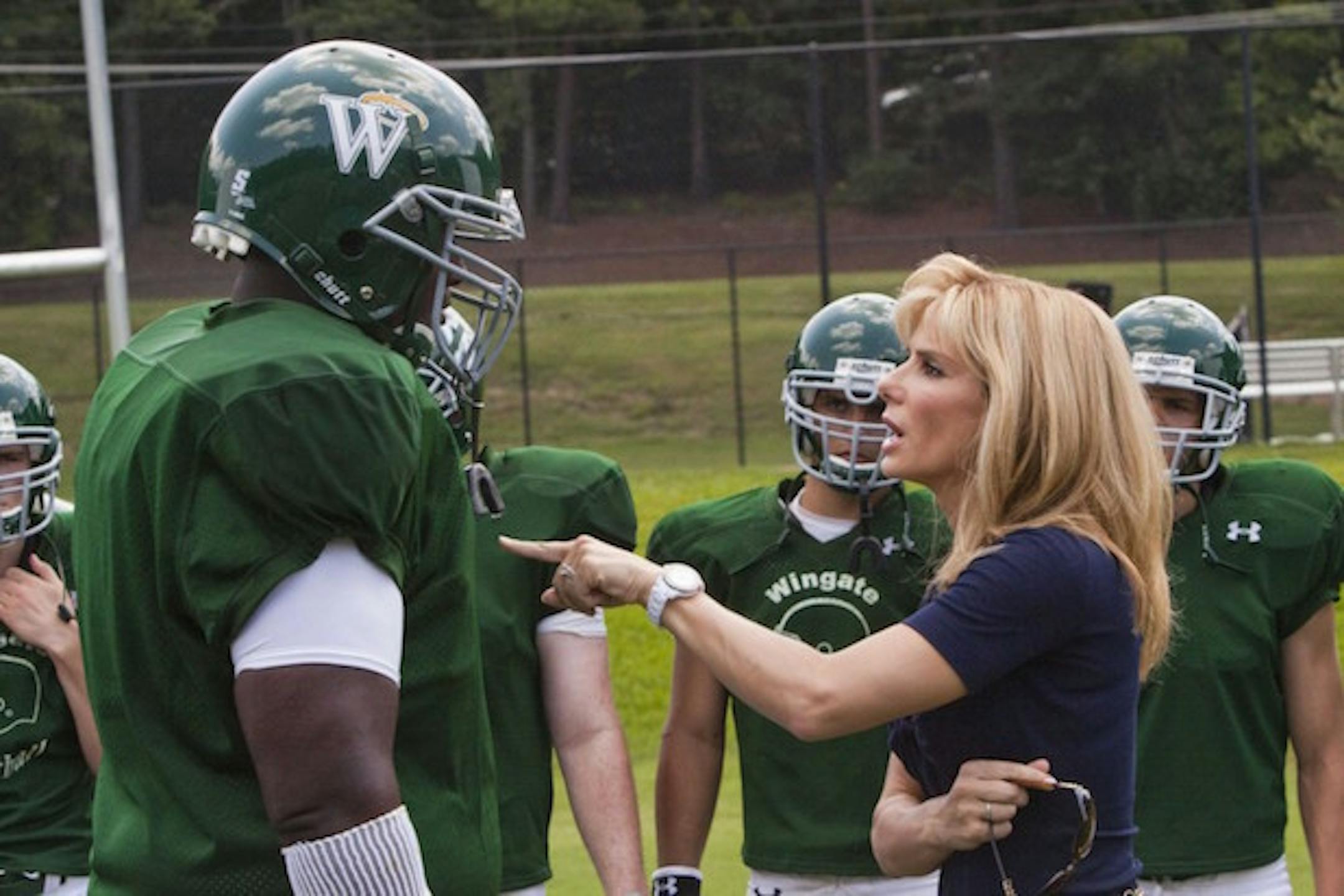 Sandra Bullock starred in "The Blind Side," about the life of Michael Oher.