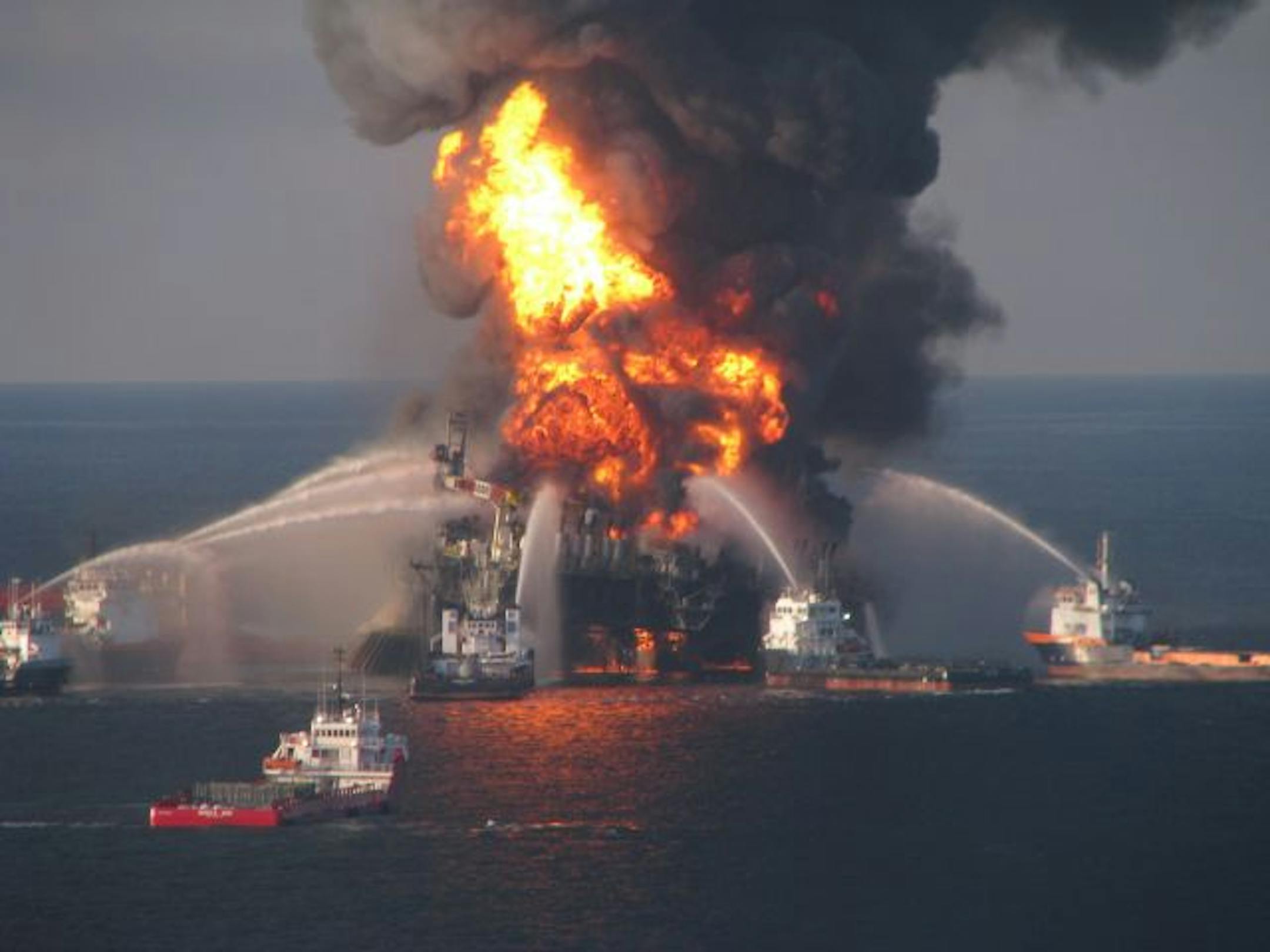 Deepwater Horizon oil spill in Gulf of Mexico.