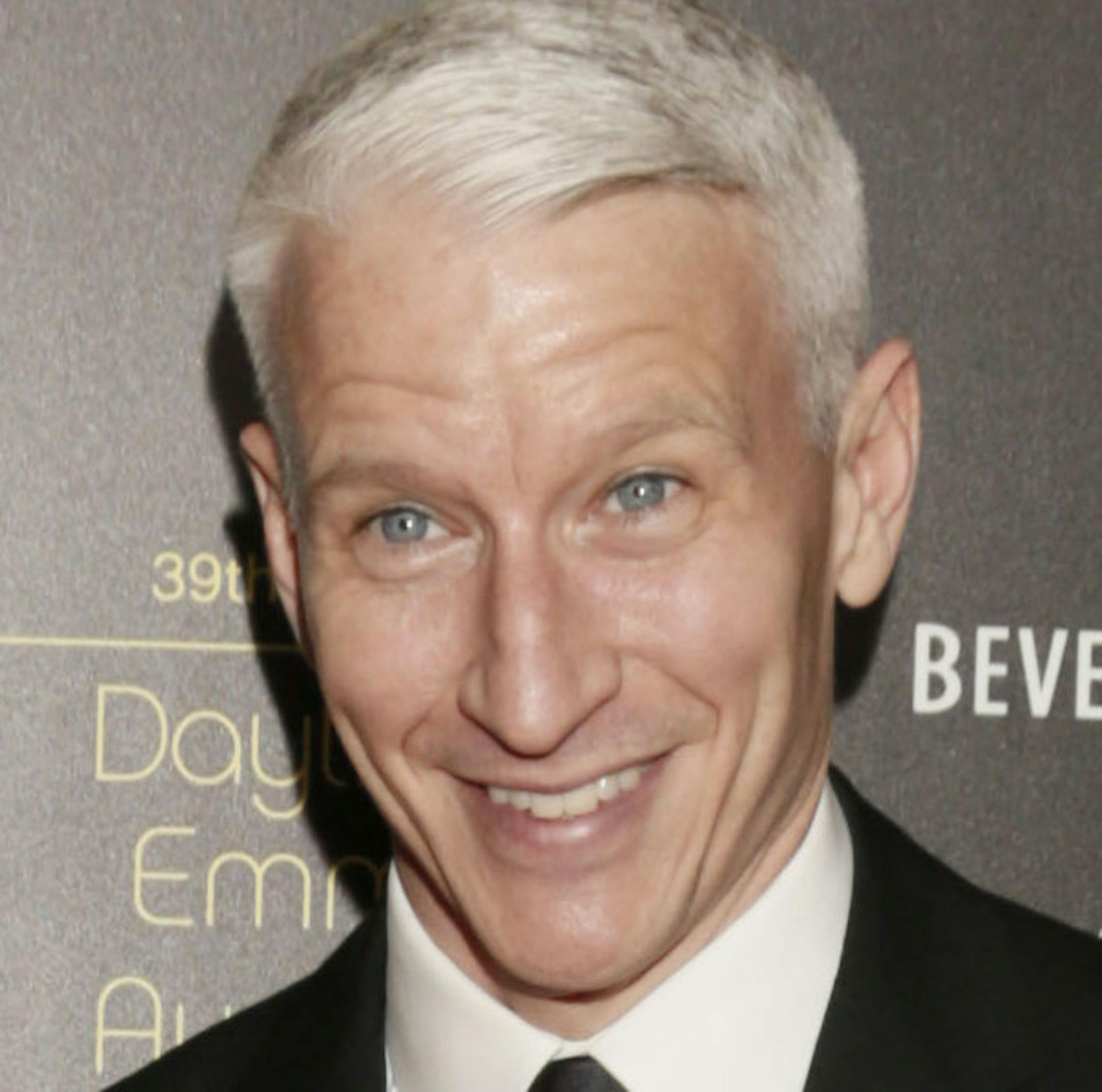Susan Lucci, left, and Anderson Cooper arrive at the 39th Annual Daytime Emmy Awards at the Beverly Hilton Hotel on Saturday, June 23, 2012, in Beverly Hills, Calif. (Photo by Todd Williamson/Invision/AP)