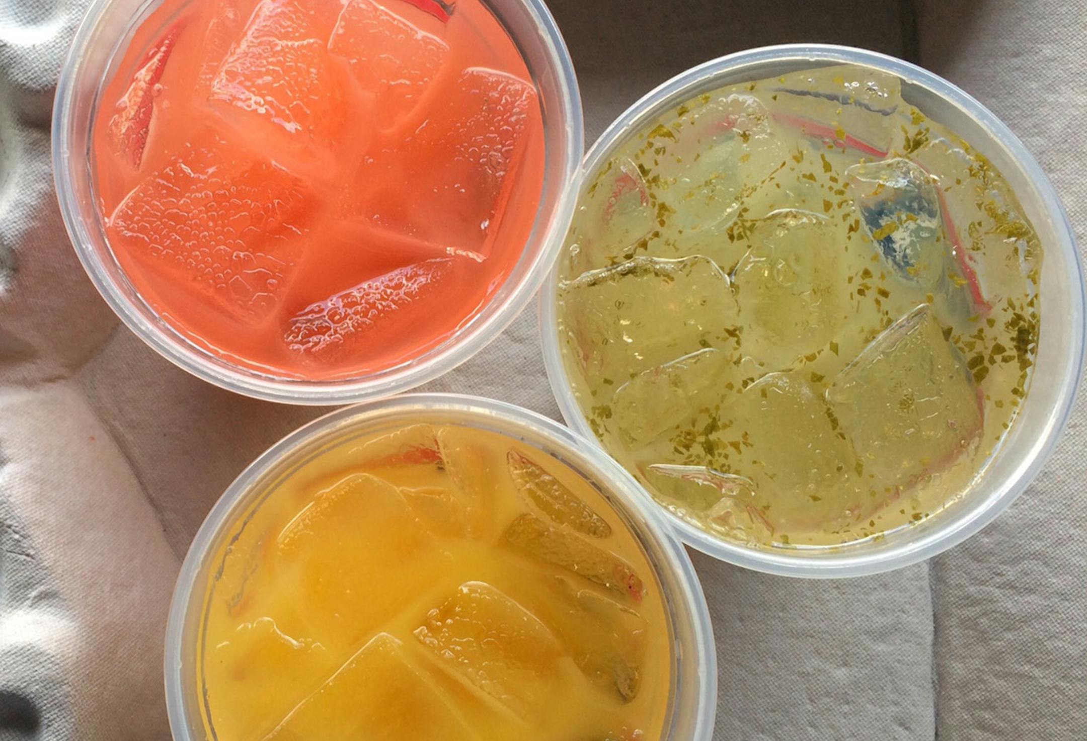 Non-alcoholic drinks from Andrew Zimmern's Canteen