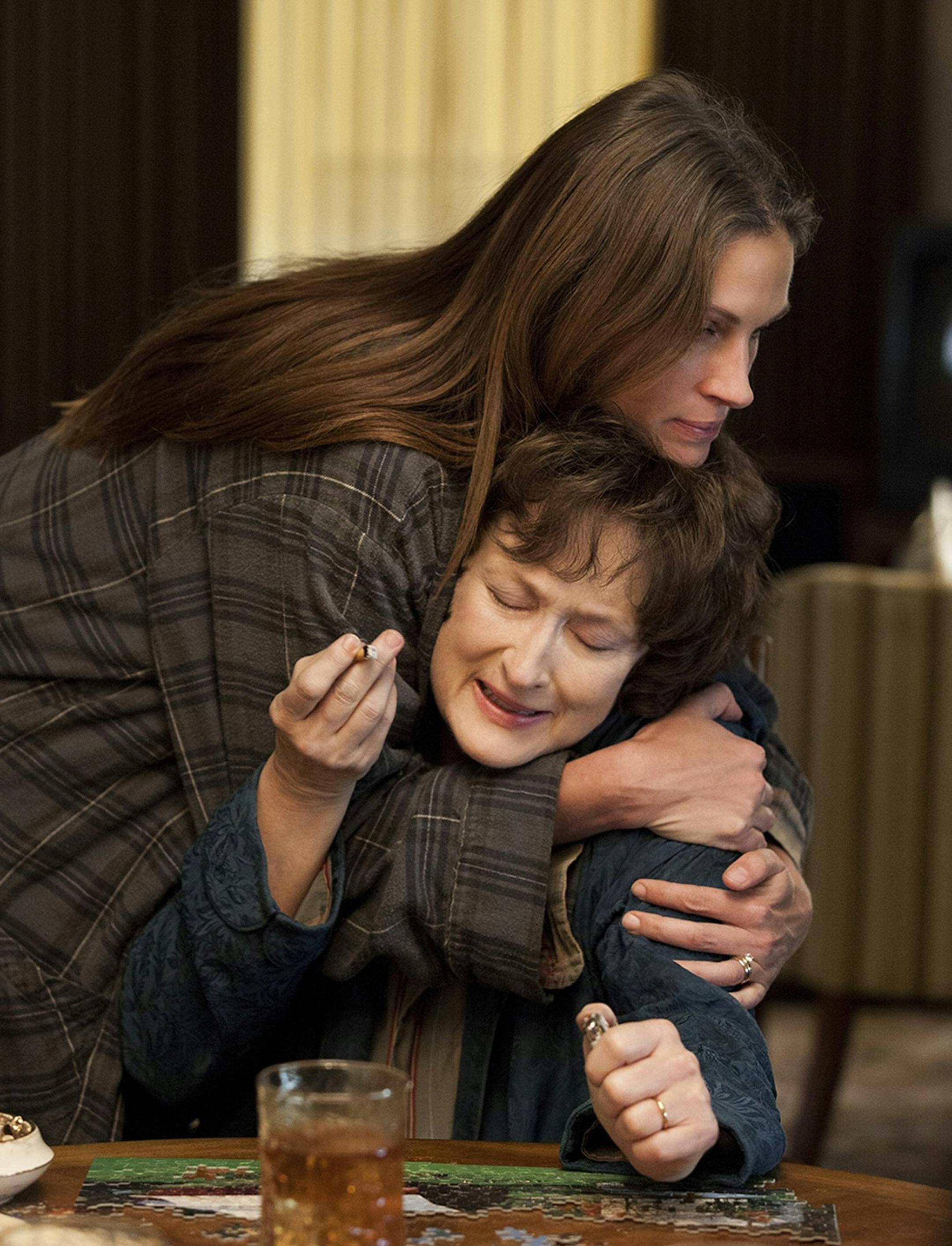 Dec. 25: Dramatic duo: Meryl Streep and Julia Roberts star in "August: Osage County." (Courtesy Claire Folger/MCT) ORG XMIT: 1145276