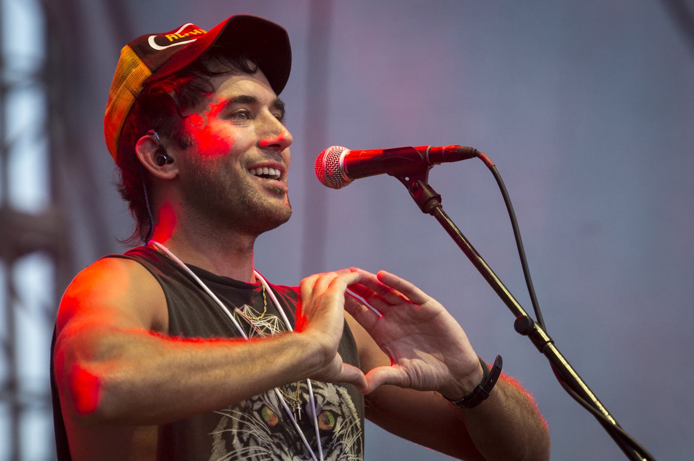 Sufjan Stevens perfomed Saturday.