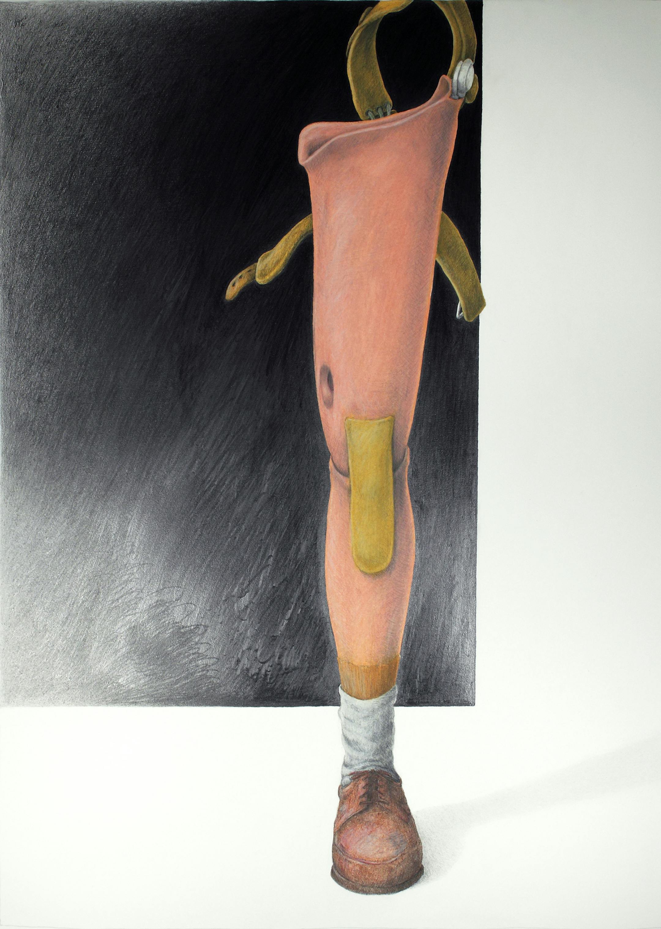 Donna Dralle "Portrait of My Father" Graphite, colored pencil, and wax on rag, 2012 30 x 22 in. Provided by Soo Visual Arts Center