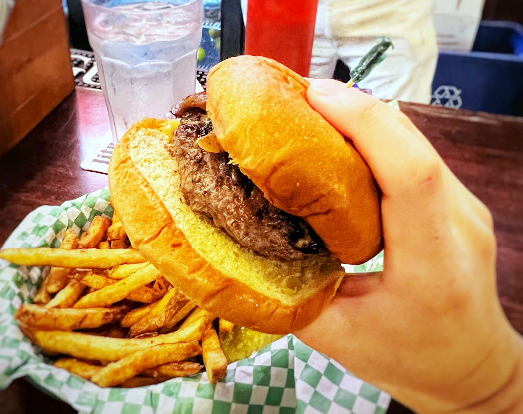 The Nook’s version of the Juicy Lucy is the Juicy Nookie. 
