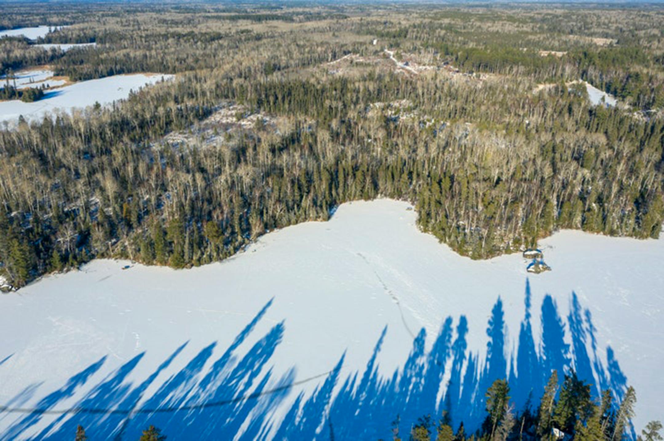 The proposed Twin Metals copper nickel mine would sit near Birch Lake on the edge of the Boundary Waters Canoe Area Wilderness. (Brian Peterson/Minneapolis Star Tribune/TNS) ORG XMIT: 52500520W