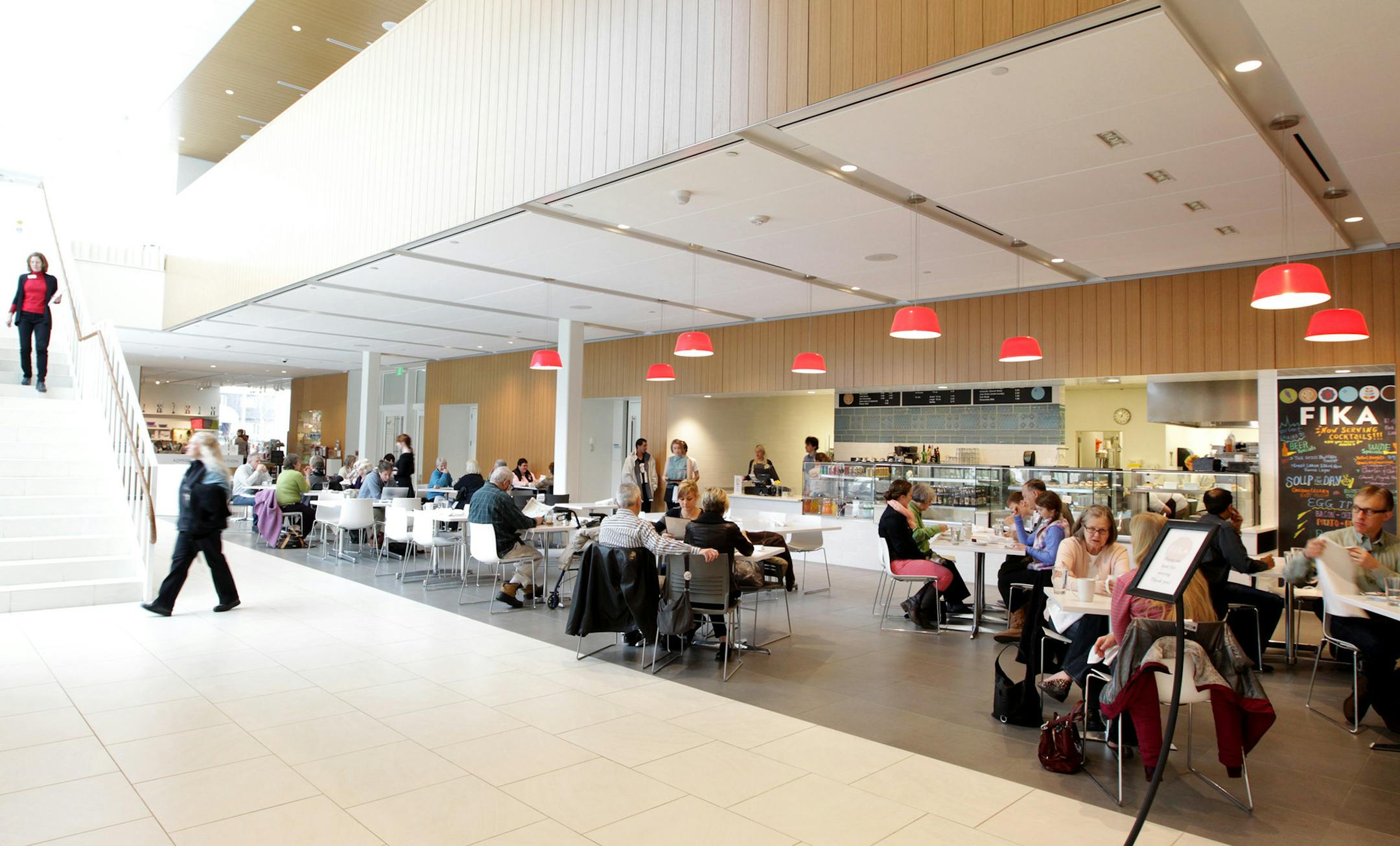 Guests dine at FIKA in the Nelson Cultural Center at the American Swedish Institute in Minneapolis March 29, 2013. (Courtney Perry/Special to the Star Tribune)