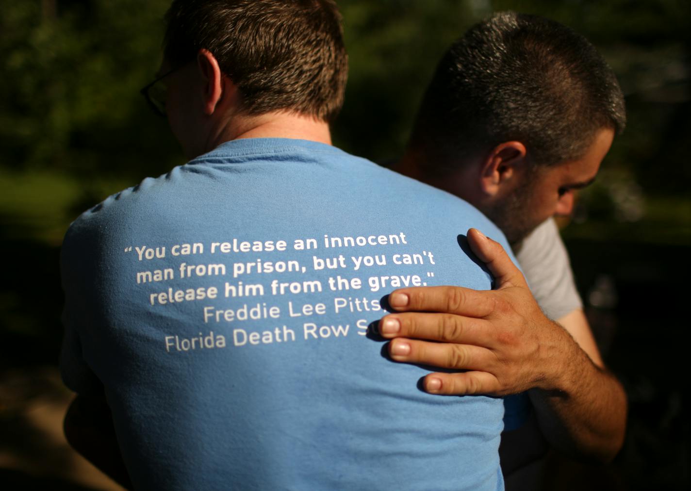 Damon Thibodeaux, back to camera, celebrated his birthday at Pam Wandzel's home in Golden Valley on June 23, 2013.