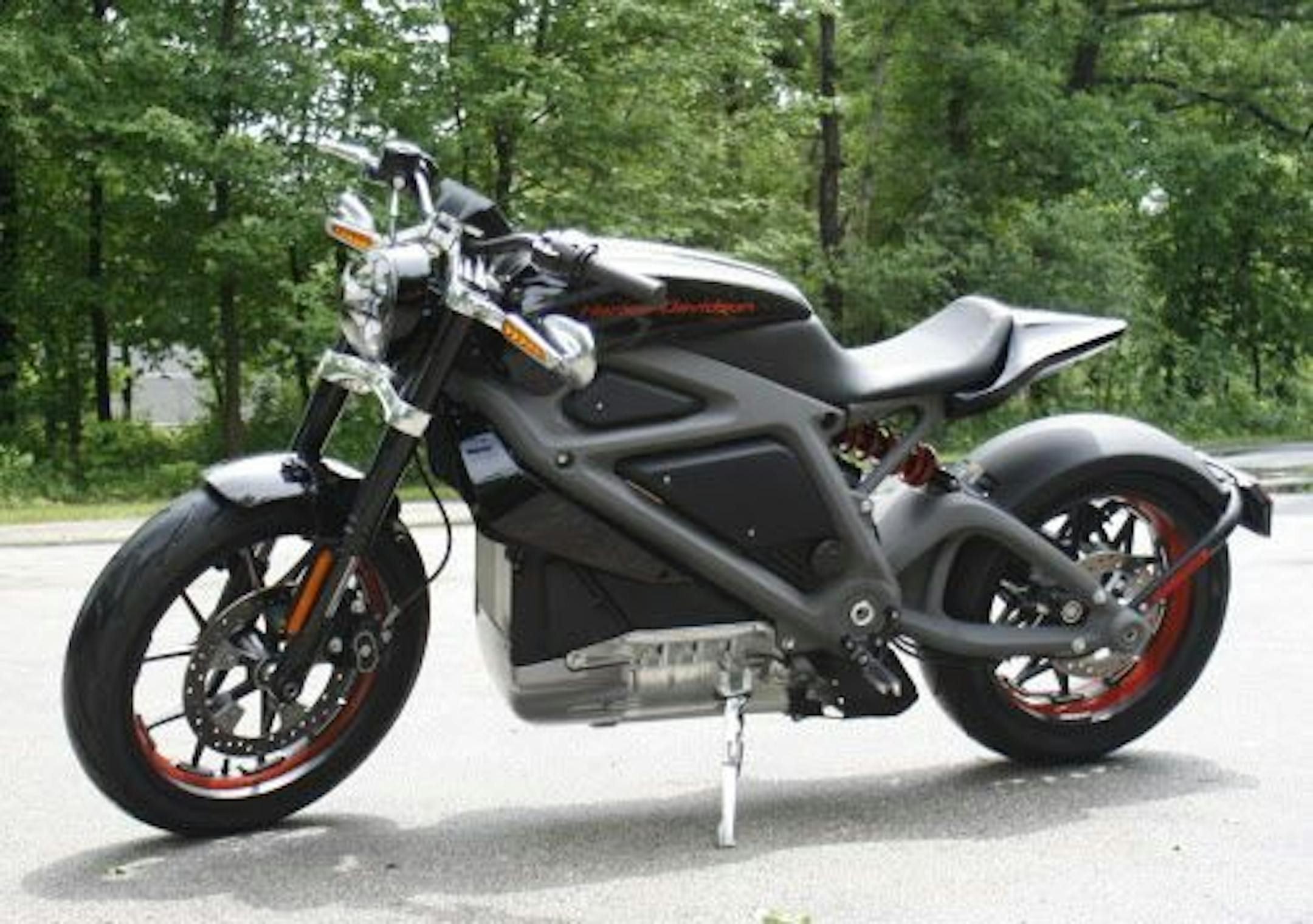 Harley-Davidson's new electric motorcycle.
