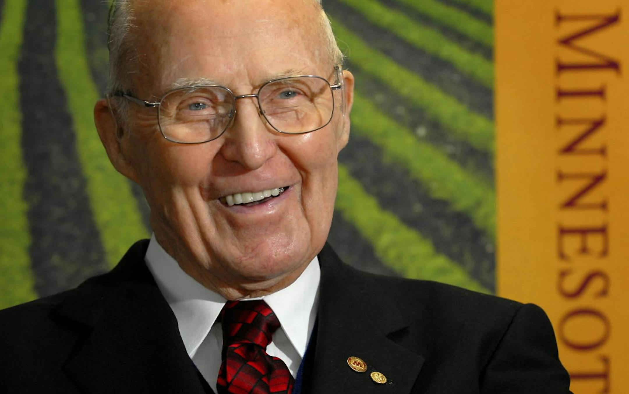 Norman Borlaug in a 2009 file photo