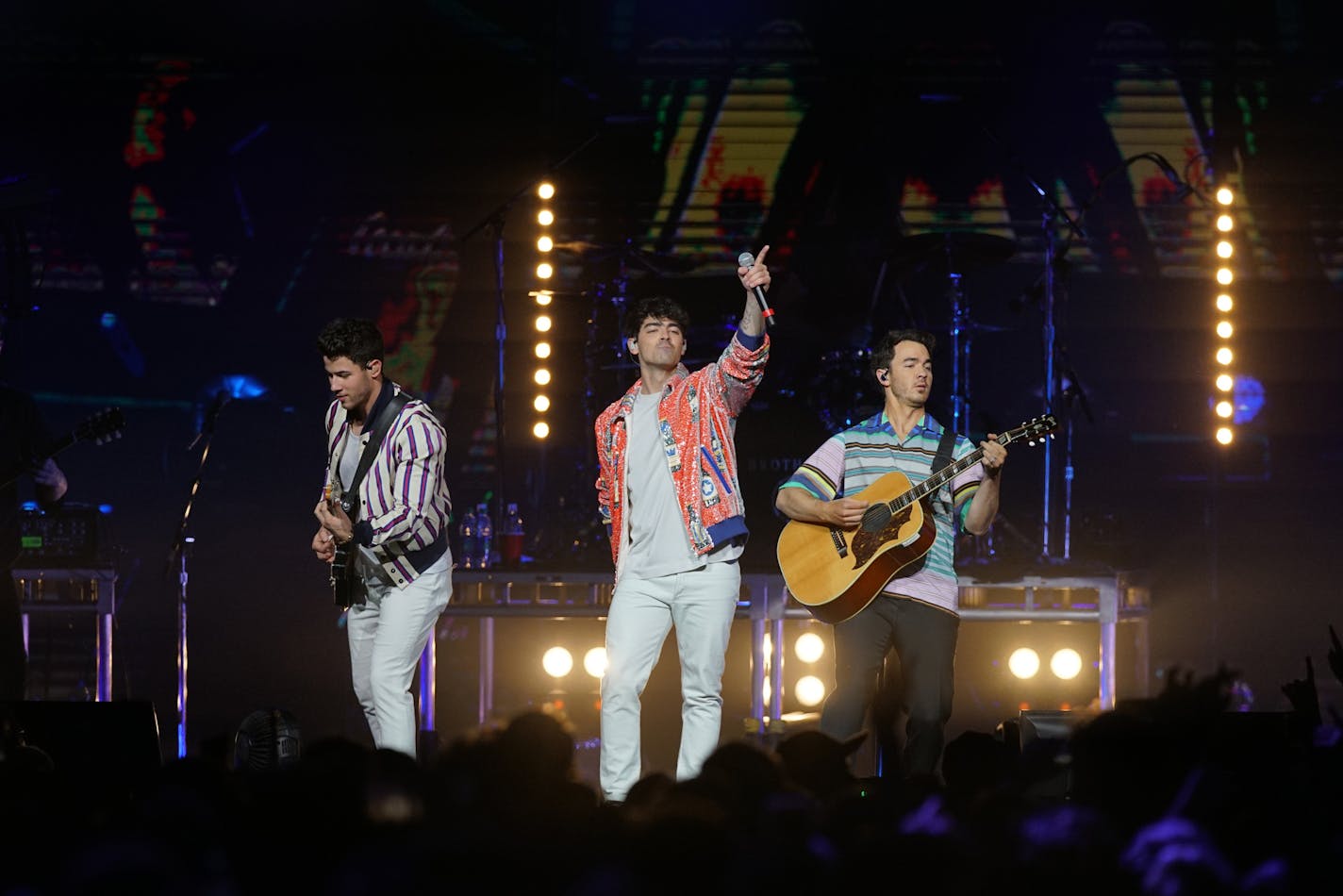 The Jonas Brothers headline at the Armory in Minneapolis as part of Final Four Festivities. ] RICHARD TSONG-TAATARII &#xa5; richard.tsong-taatarii@startribune.com