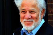 Michael Ondaatje outside Coach House Press in Toronto, the small press where his first books of poems were published and where he now helps edit the l