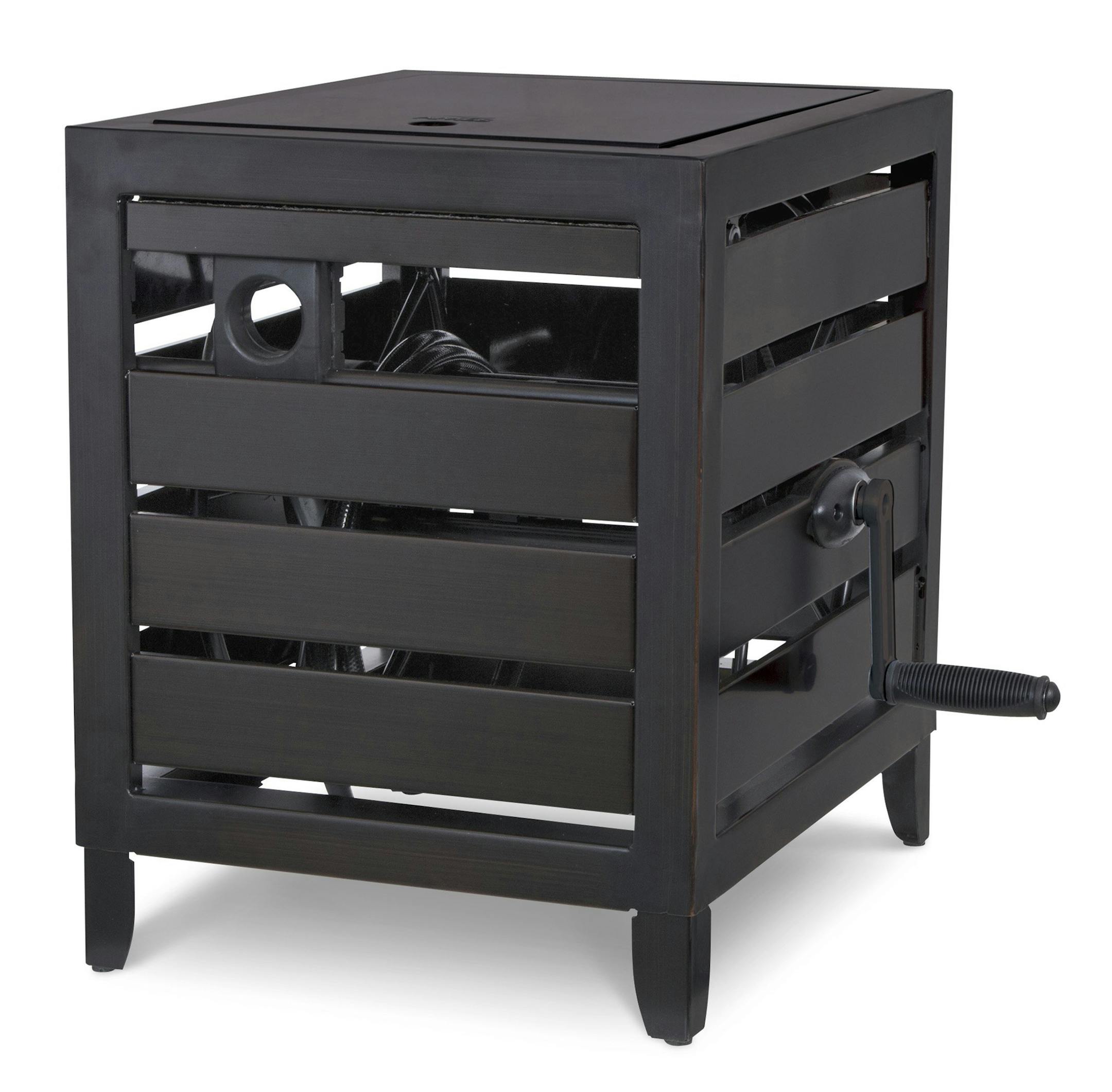 Ames Steel’s 150-foot reel has enough heft to stay put when a gardener is handling the hose, and the NeverLeak system resists the ever-frustrating cross-threading. With all-metal construction and an easy-grip handle, the NeverLeak hose reel is available at Lowe’s for $119. (Lowe's Products)