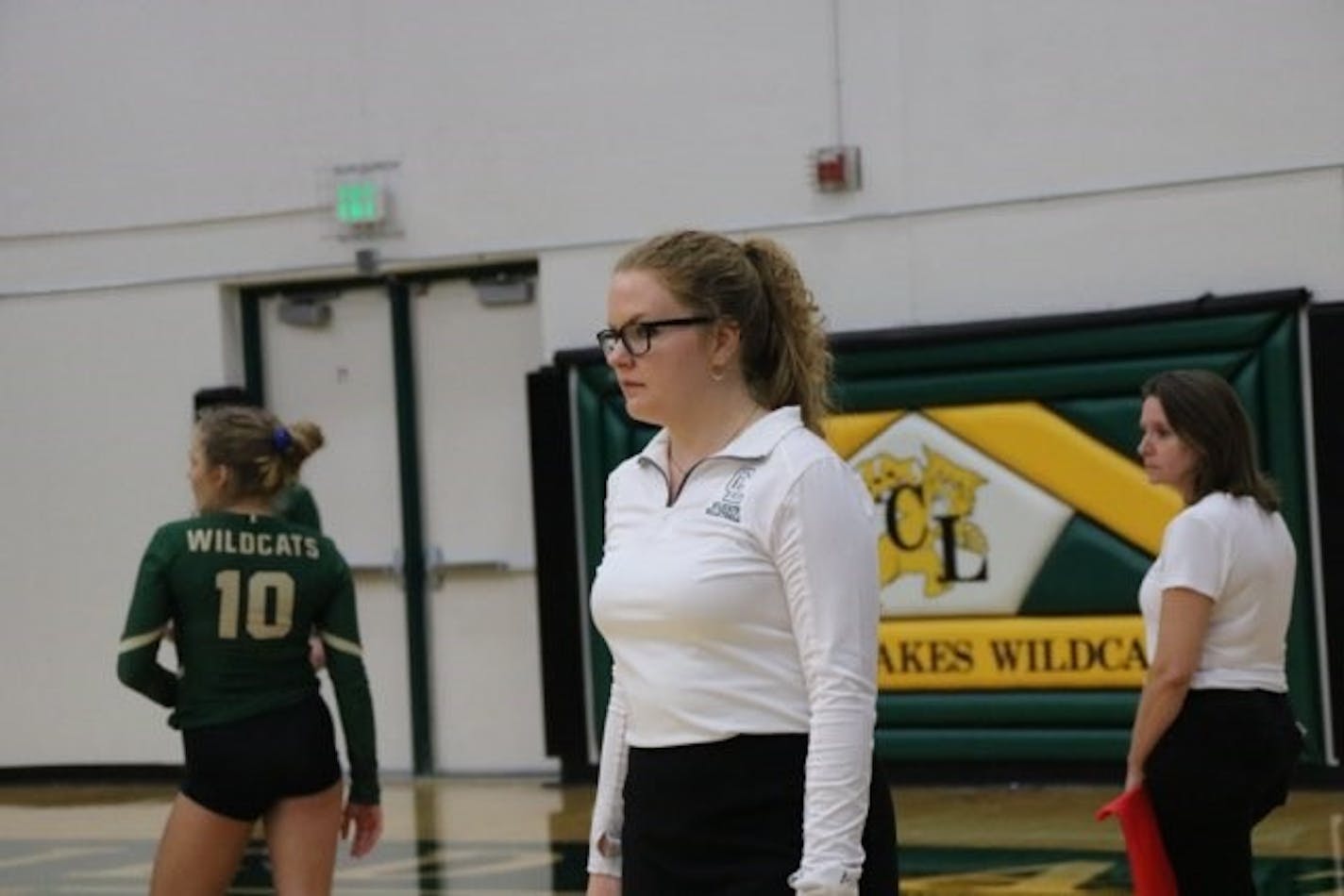 Chisago Lakes volleyball coach Hannah Lindstrom. Photo by Kirsten Thompson with Eye Candy Creative Photographyt