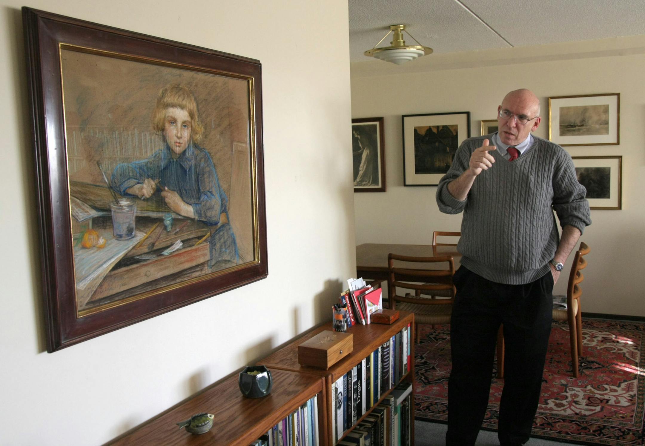 Gabriel Weisberg talks about their recent purchase, a pastel by Louise Breslan purchased at a Paris art flea market.