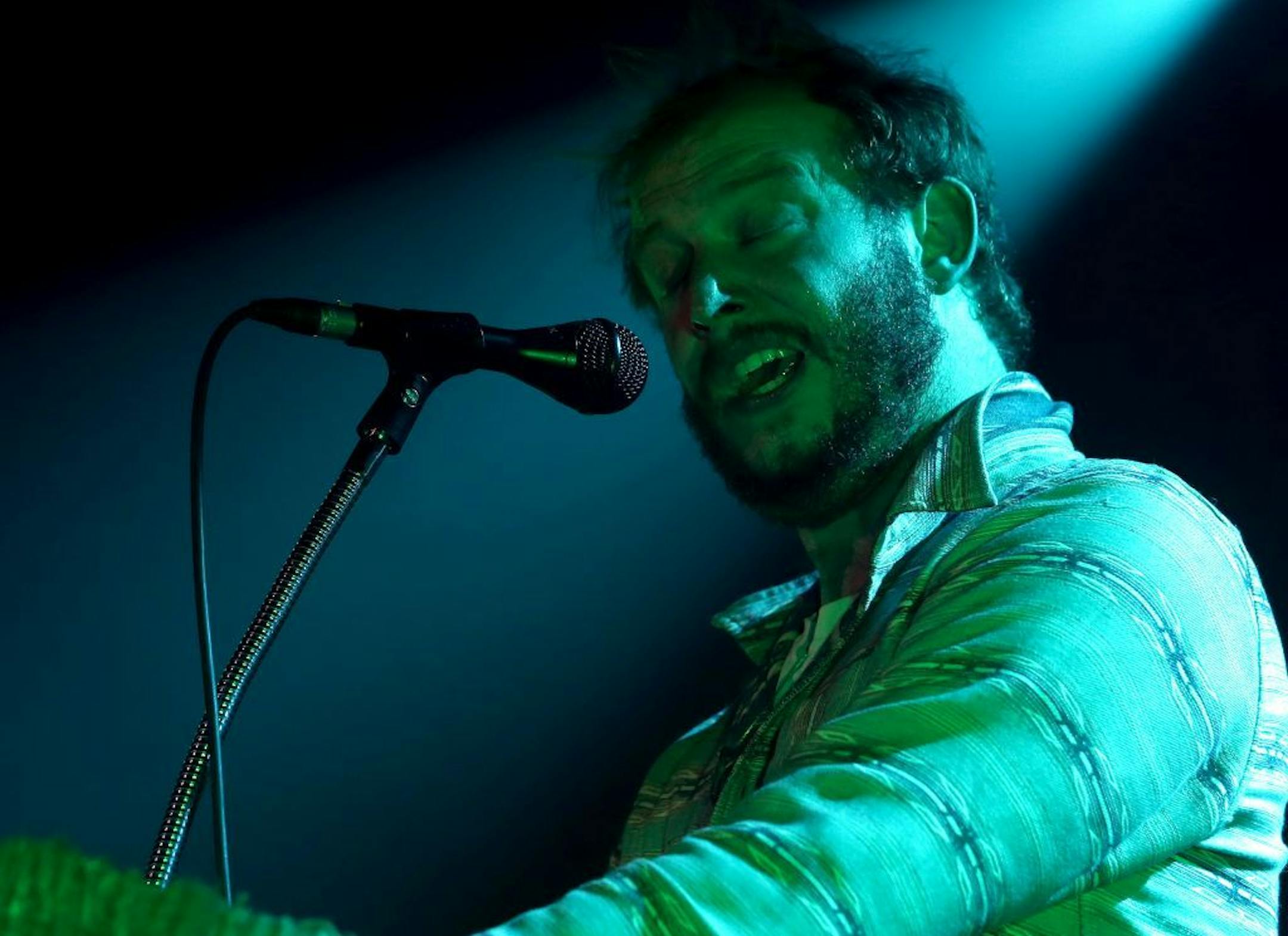 Justin Vernon of Volcano Choir at First Avenue in Minneapolis, MN on October 18, 2013.