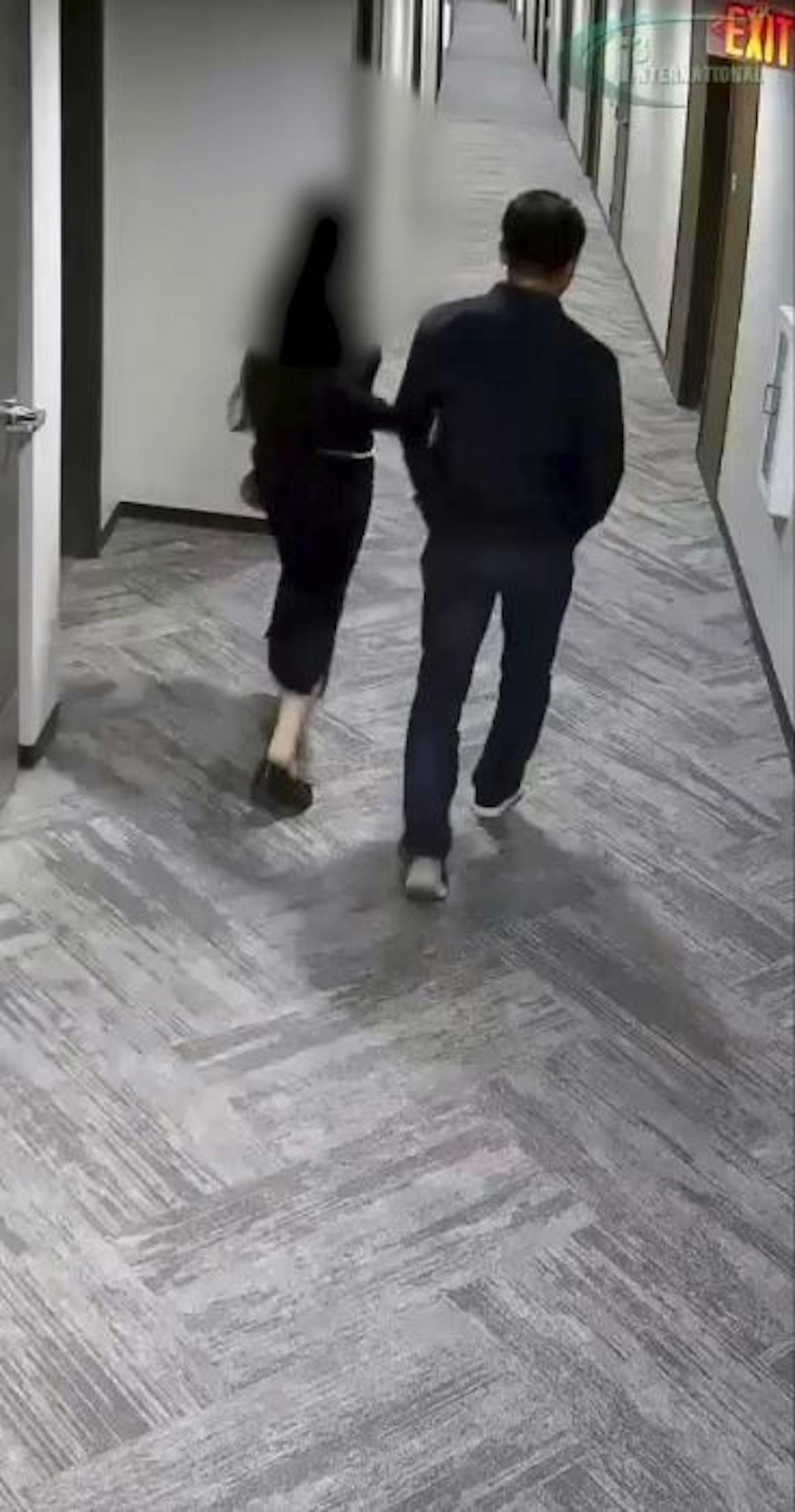 Surveillance footage from the Link Apartments shows the University of Minnesota student and Richard Liu walking toward her apartment. Liu was arrested on suspicion of sexual assault but never charged.