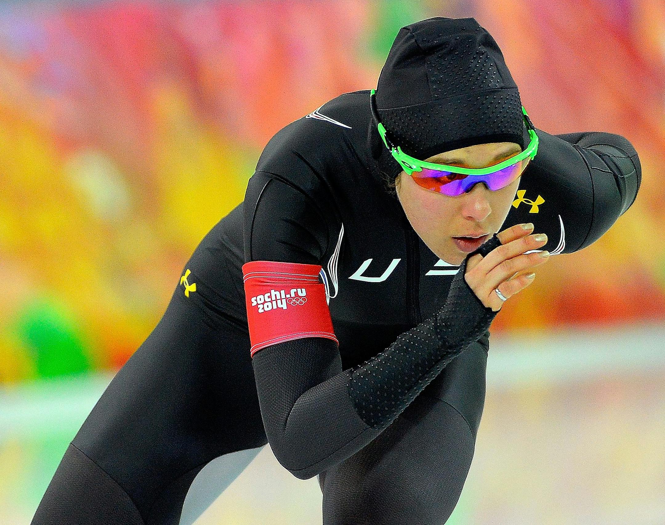 USA's Anna Ringsred competes during the Women's 3000 meter race at Adler Arena during the Winter Olympics in Sochi, Russia, Sunday, February 9, 2014. (Harry E. Walker/MCT) ORG XMIT: 1148900 ORG XMIT: MIN1402091415061935