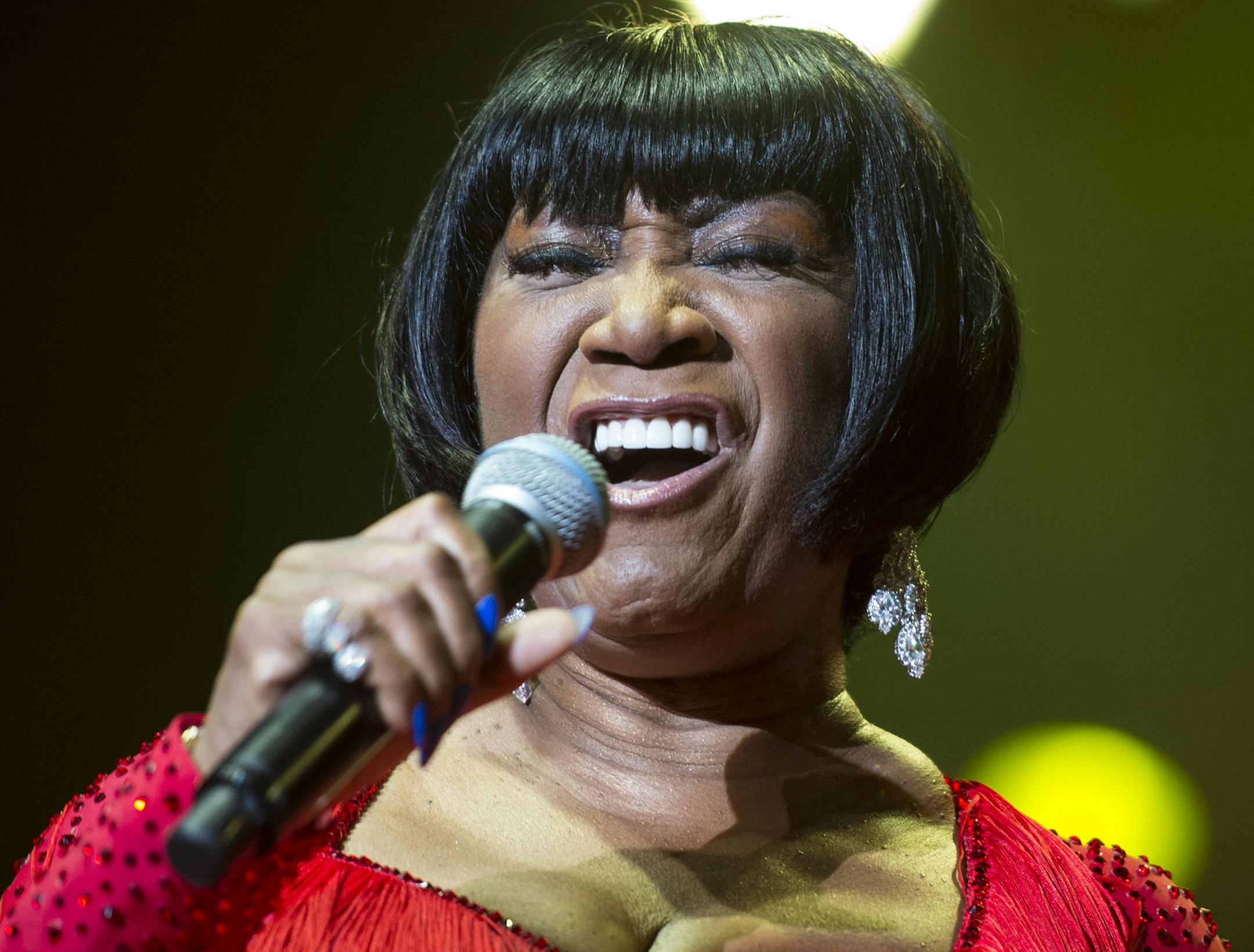 R&B superstar Patti LaBelle performed at the Grandstand Wednesday night. ] Aaron Lavinsky ¥ aaron.lavinsky@startribune.com R&B superstar Patti LaBelle and the Commodores performed at the Grandstand at the Minnesota State Fair on Wednesday, Sept. 2, 2015.