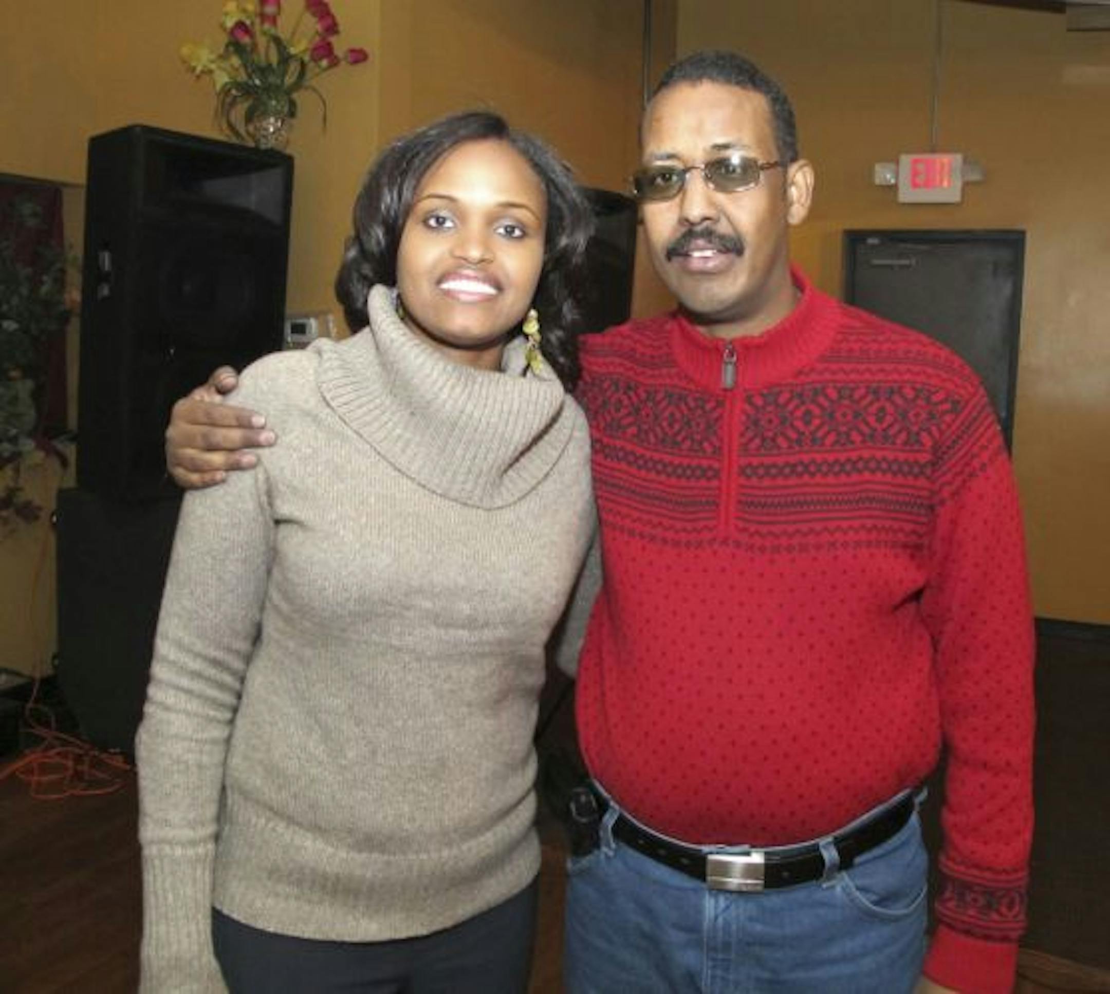 Sara Glassman, sglassman@startribune.comThe Somali Union and Internally Displaced Somali Advisory Council sponsored a celebration of the humanitarian work of Hawa Abdi, MD. The Somali gynecologist and her two daughters, also doctors, have a hospital in Somalia that serves 300 patients a day. Anwar Maxamed Diiriye and Saharla Jama