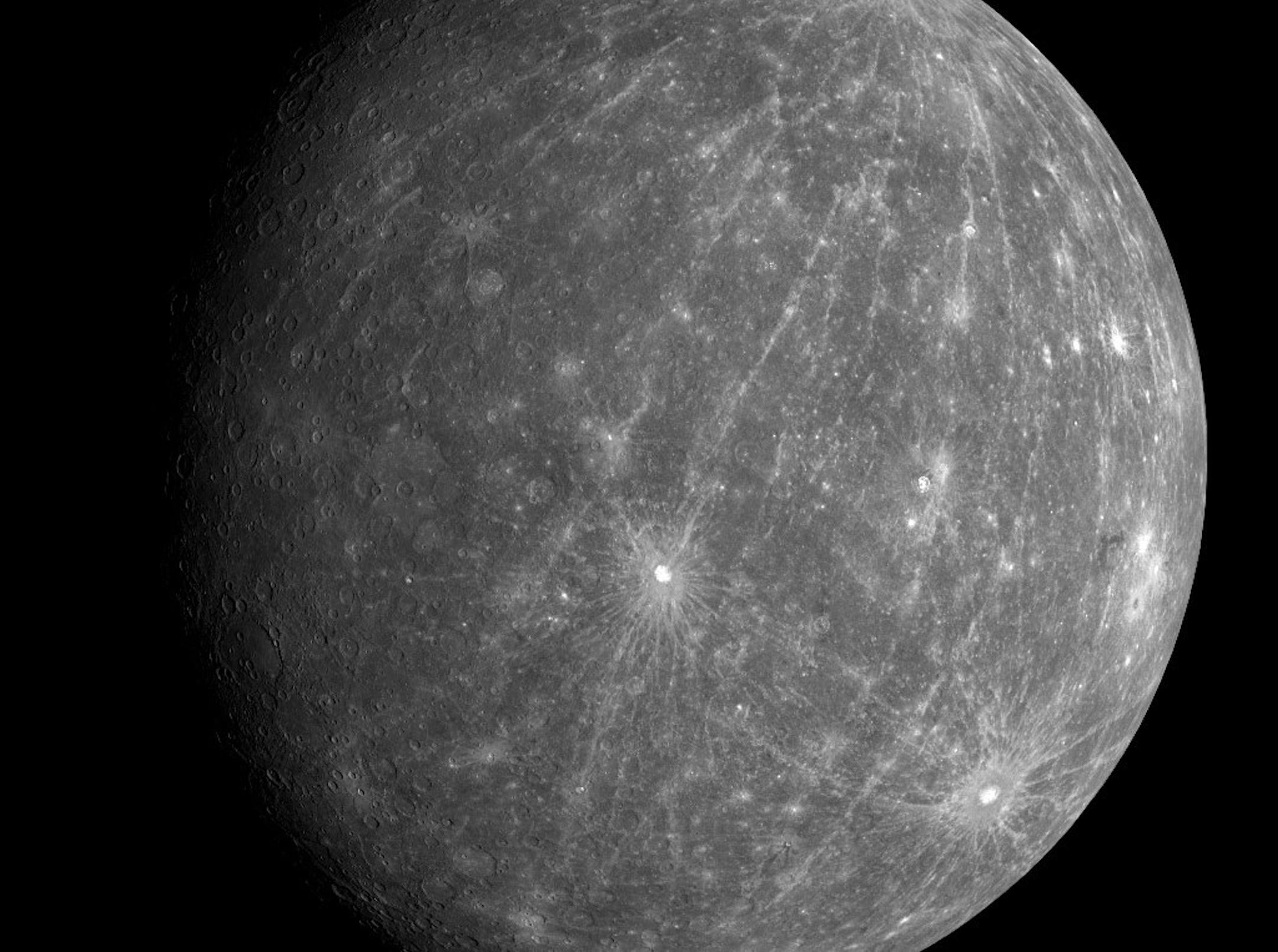 The planet Mercury.