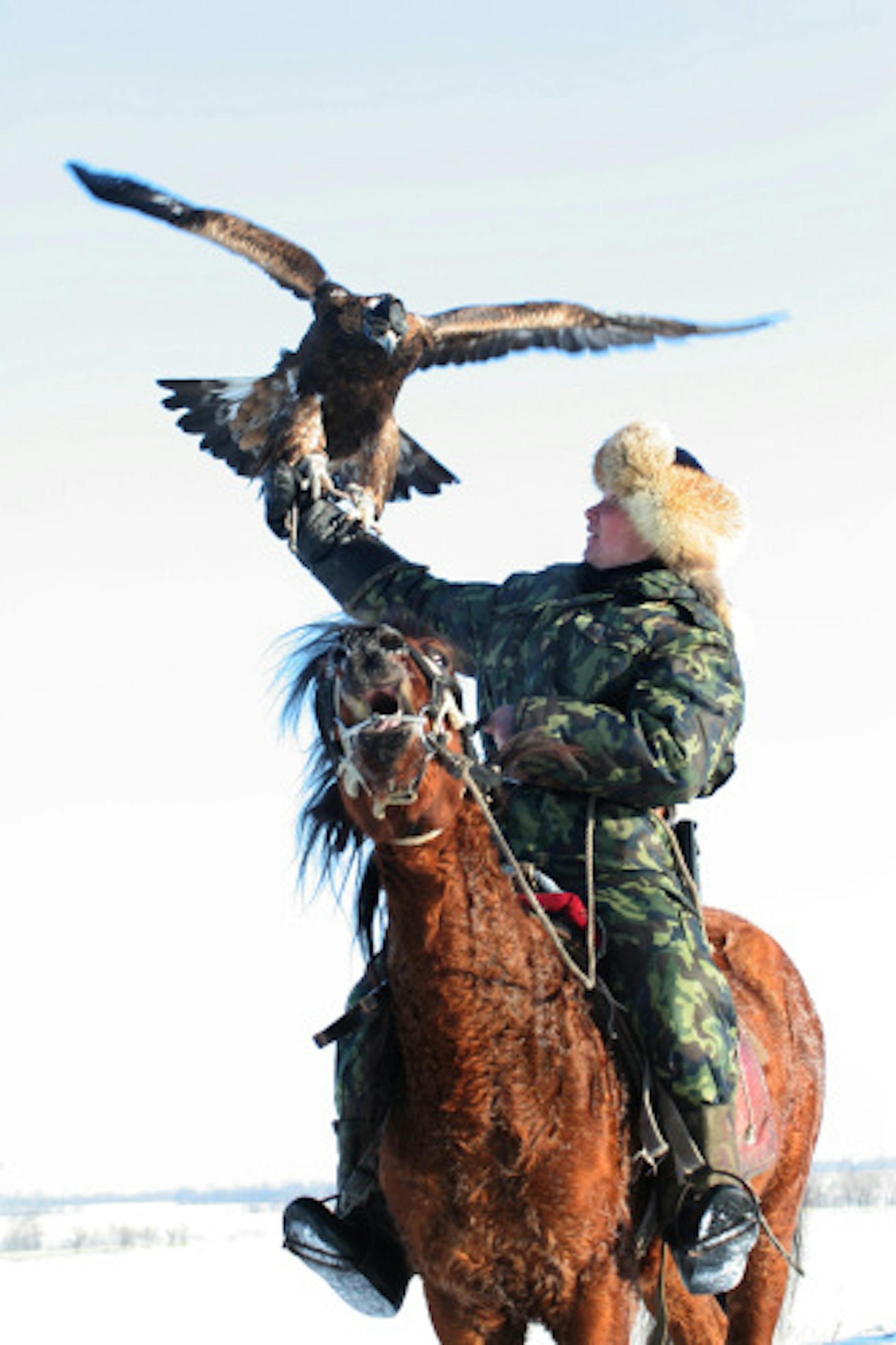 "You also have to understand the bird, his mood changes. Sometimes he's capricious. Sometimes he's nervous. You must always be tuned to his mind, his wishes," said Ablykhan Zbasov.